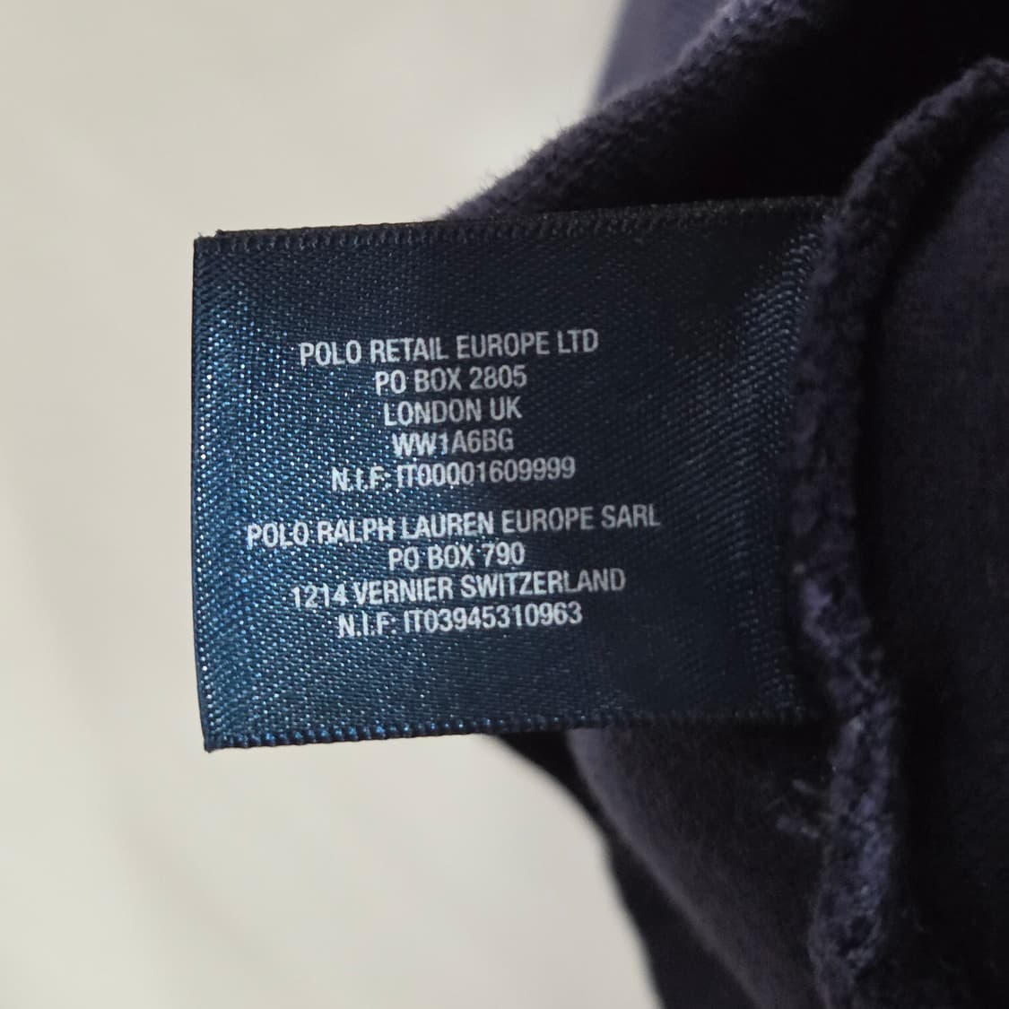 폴로랄프로렌 키즈 피케 카라 반팔티 네이비 4  상품이미지4