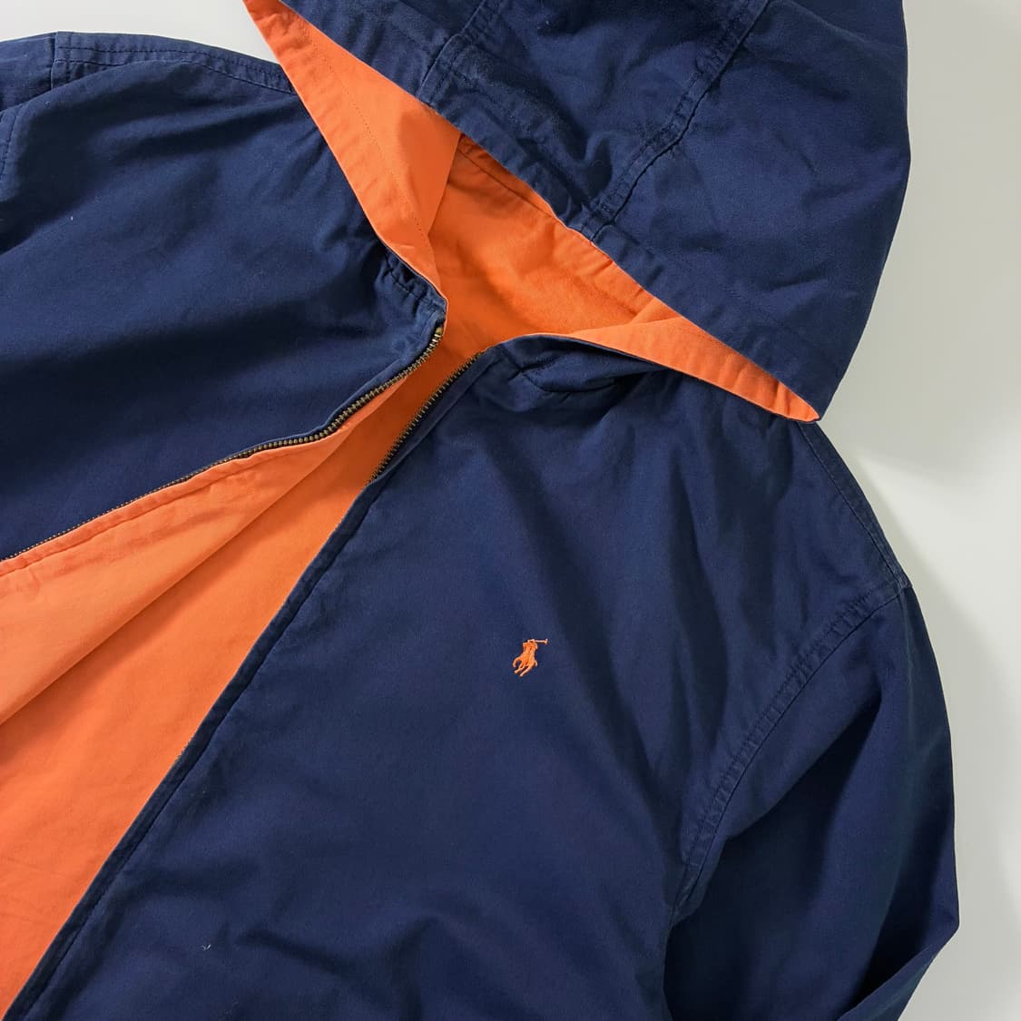 Polo  폴로 랄프로렌 자수 코튼 리버시블 후드 자켓 상품이미지5