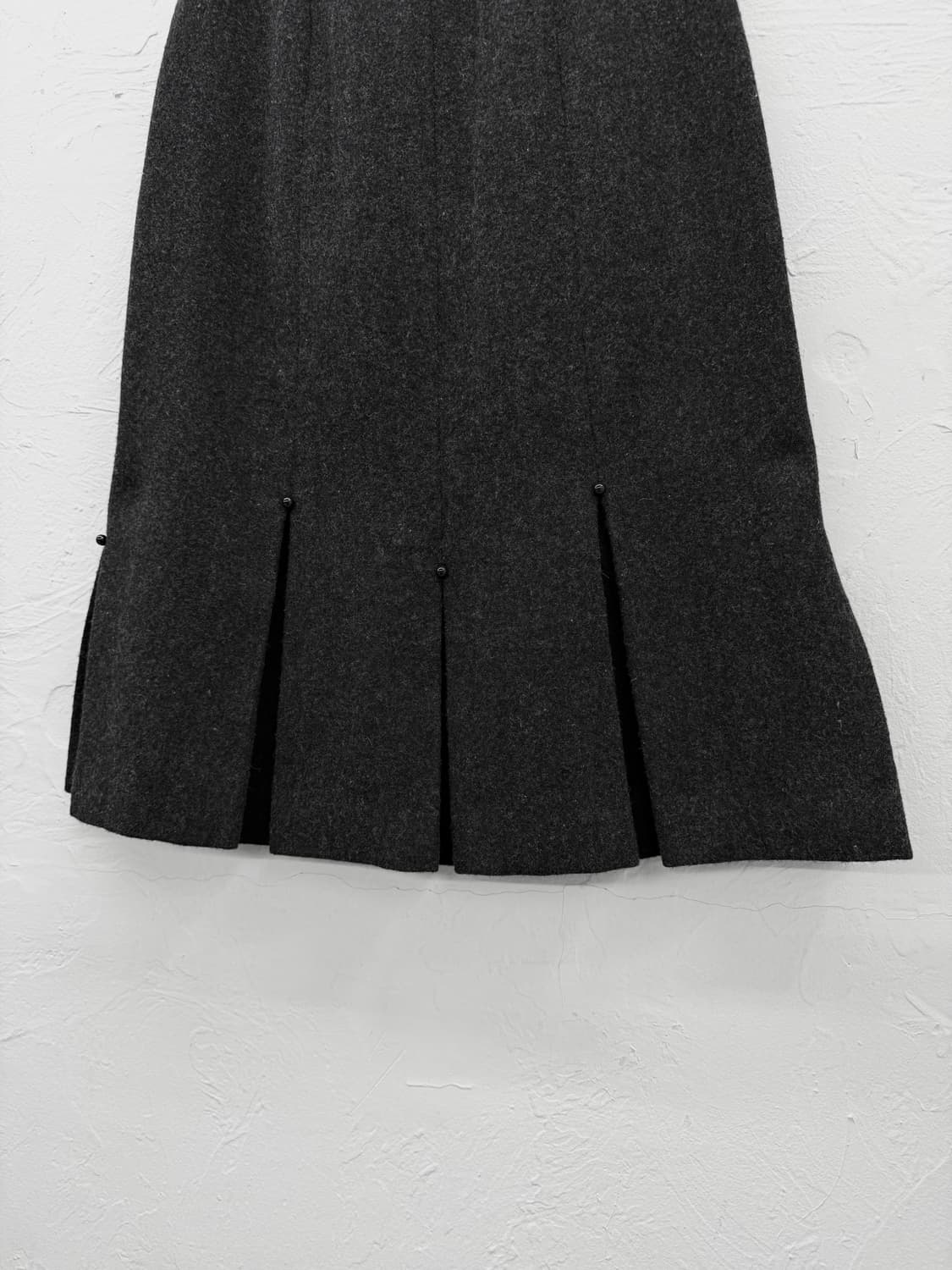 JPN 플리츠 울 스커트 상품이미지2