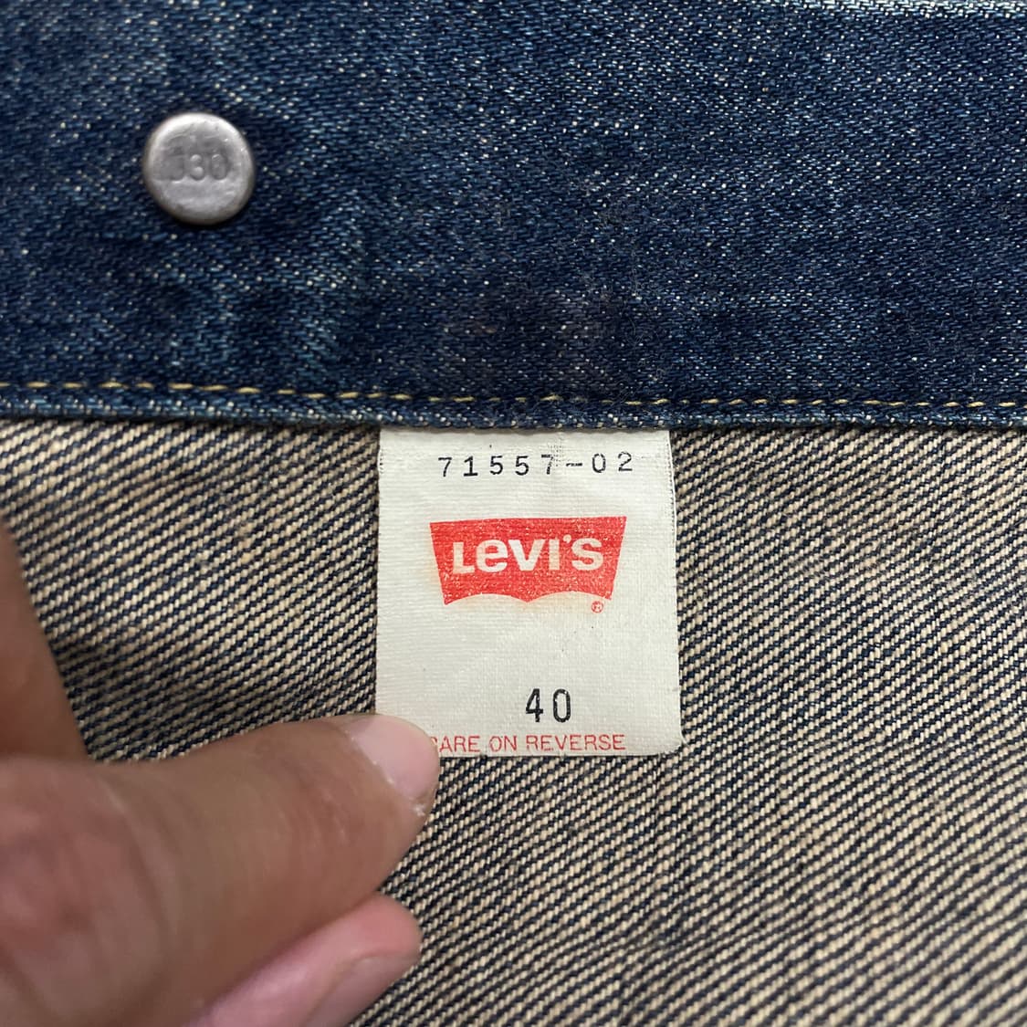 리바이스 71557-02 3rd big E 데님자켓 상품이미지7
