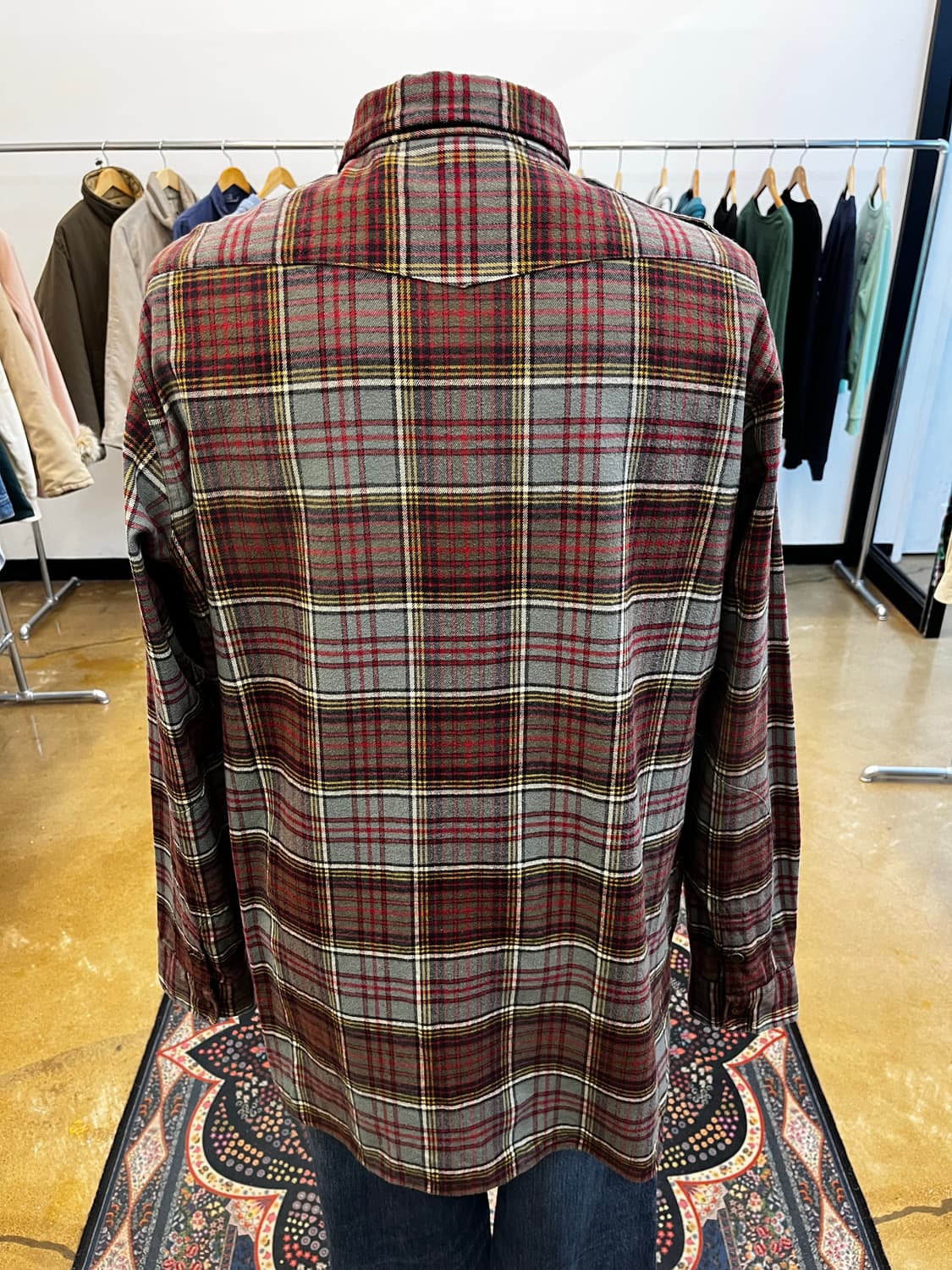 폴로 랄프 로렌 플란넬 체크 셔츠 상품이미지5