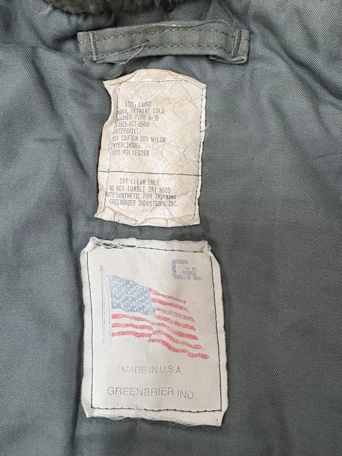 90's USAF N-3B  Extreme Cold Weather  상품이미지7