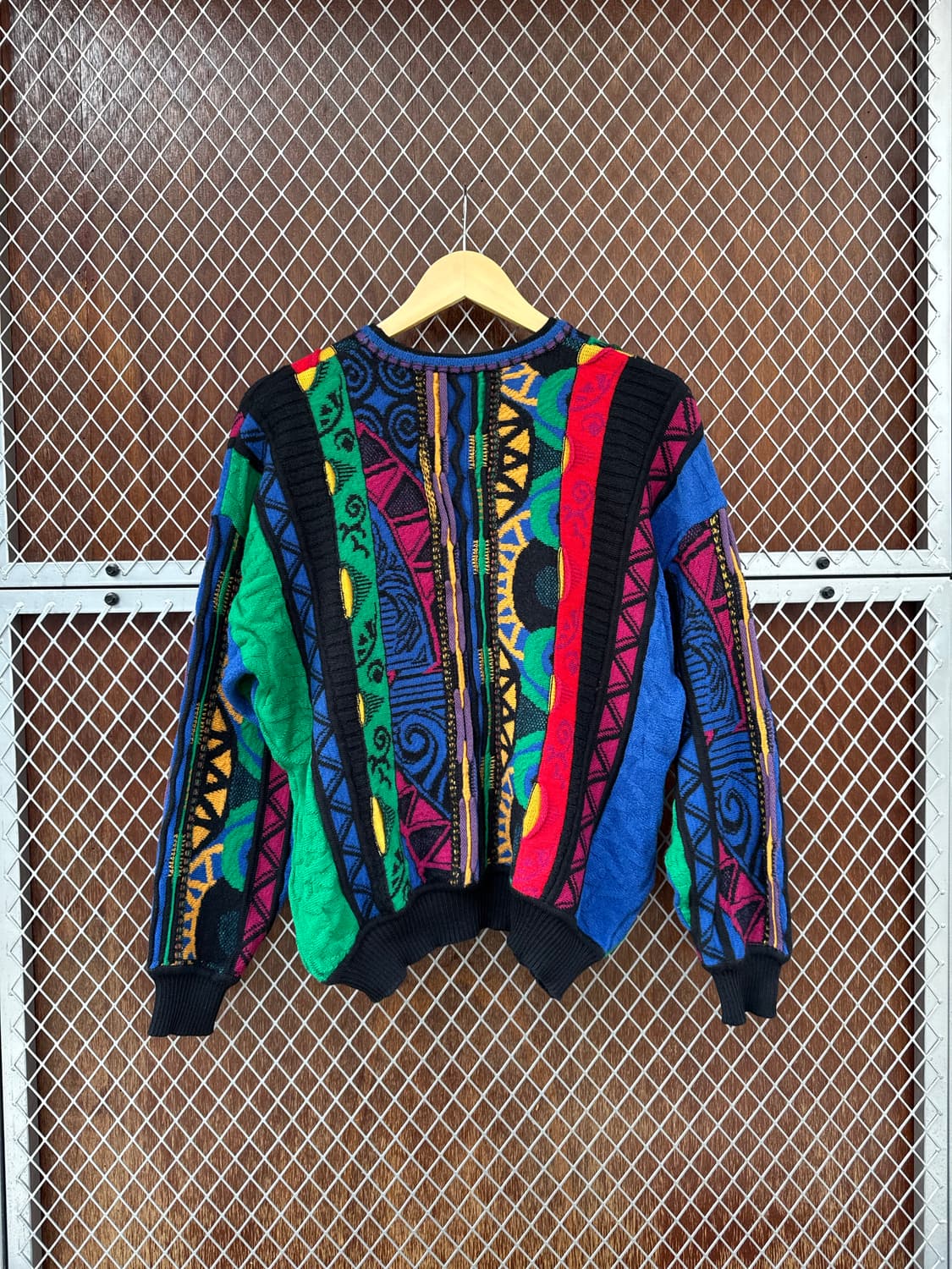 Neiman Marcus 미국 빈티지 입체 패턴 자수 니트 M 상품이미지6