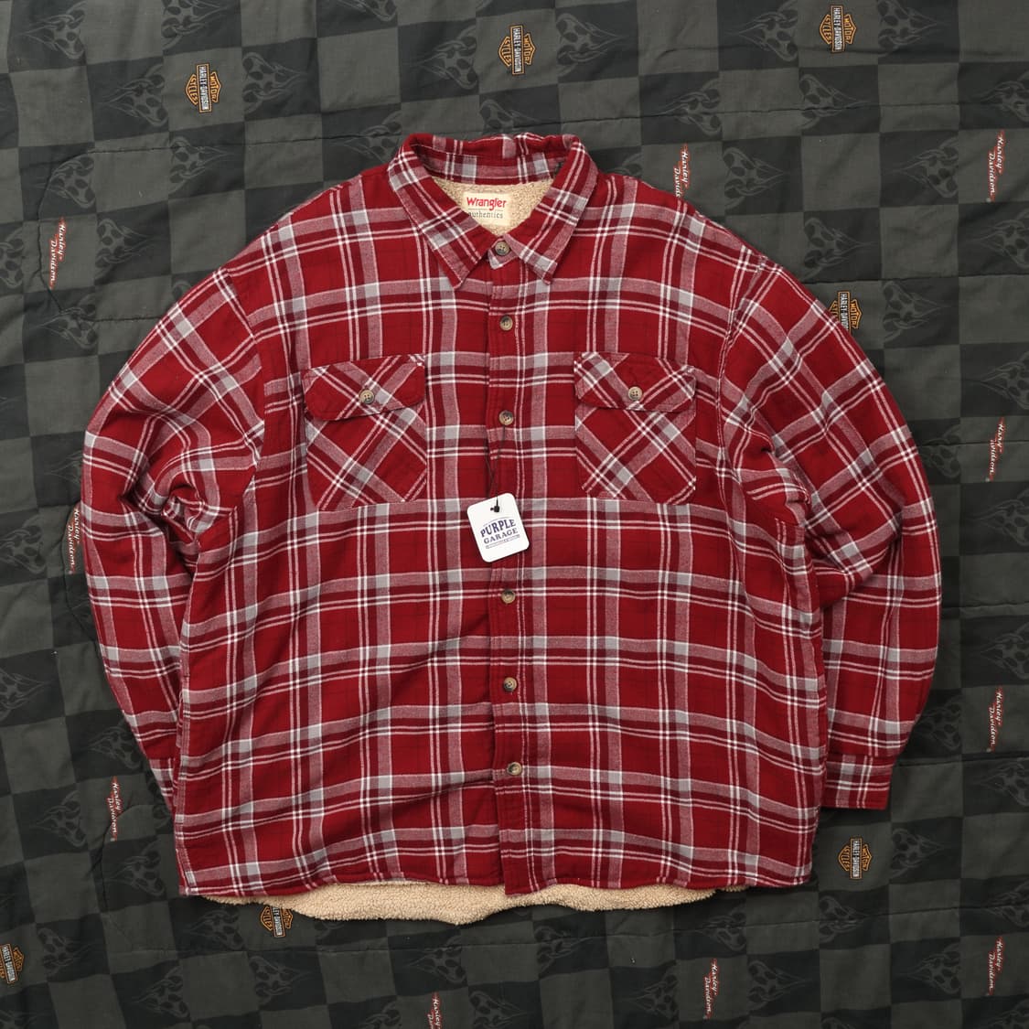 랭글러 플란넬 누빔 자켓 2XL B114 상품이미지1