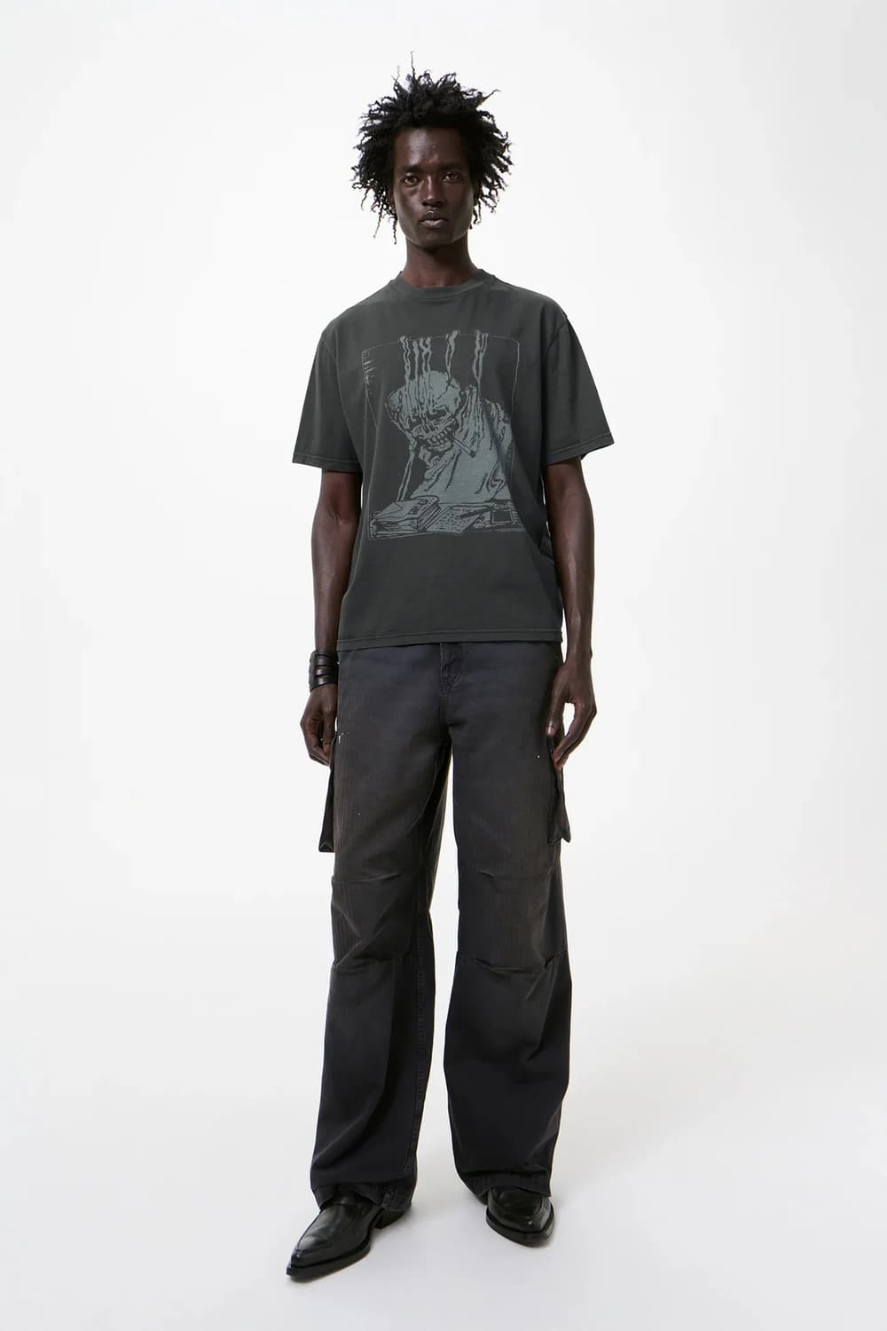 [46,48,50,52]아워레가시 26ss Angry Fan 티셔츠 상품이미지3