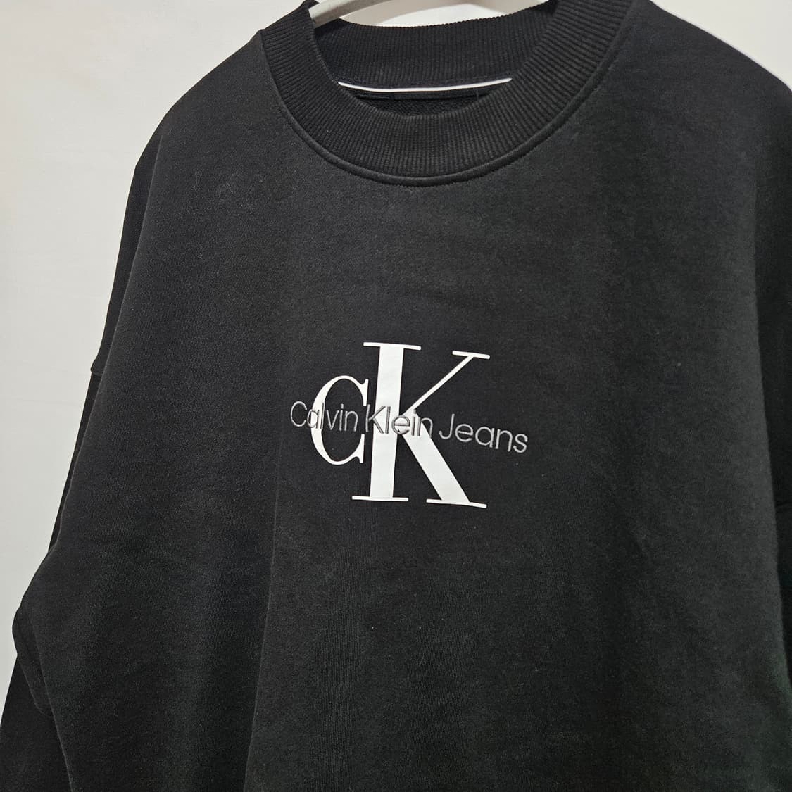 캘빈클라인 진스 오버핏 맨투맨 티셔츠 XL 상품이미지2