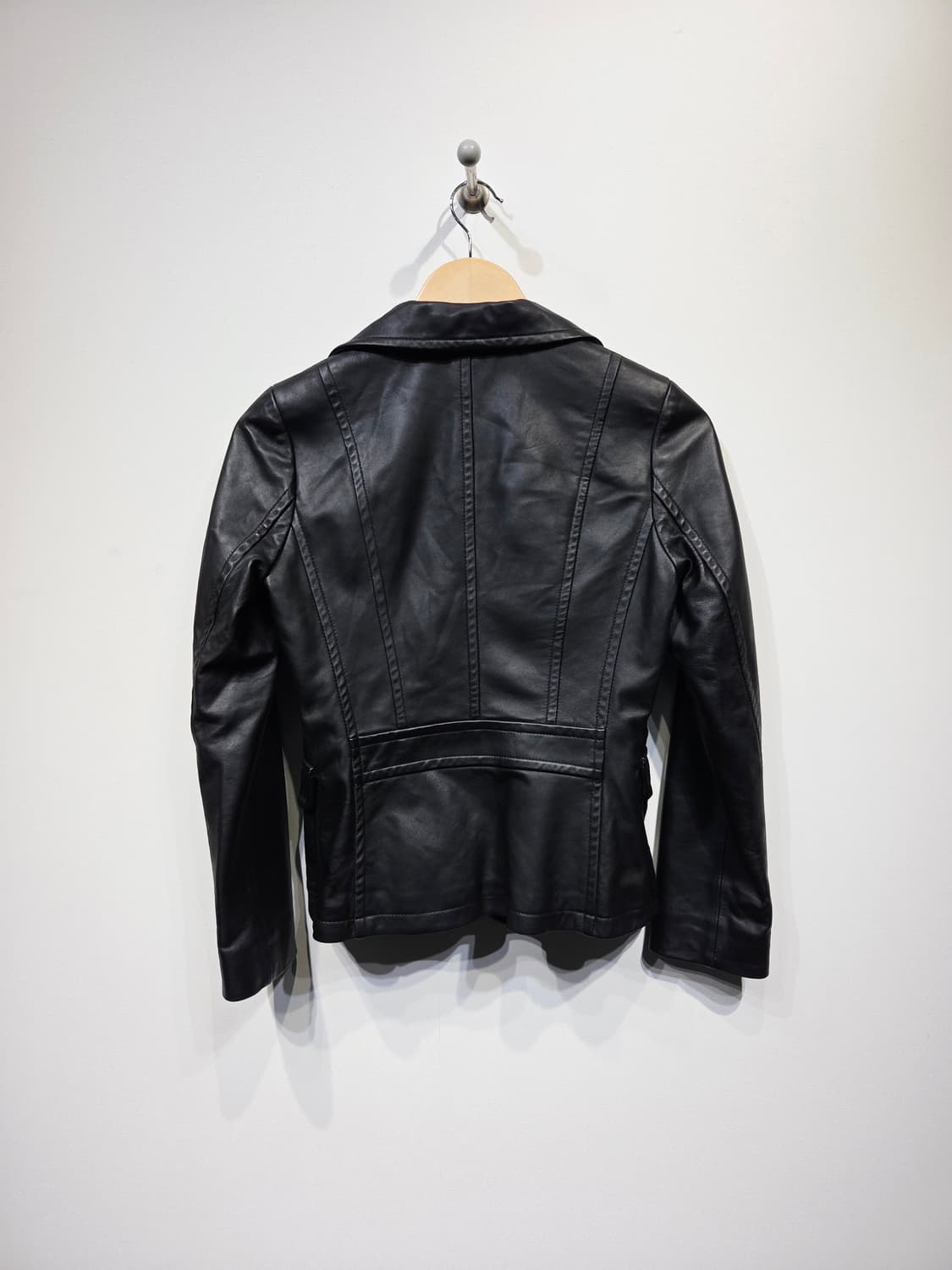 금강(KUM-KANG) 양가죽 100% 블랙 레더 자켓 상품이미지6