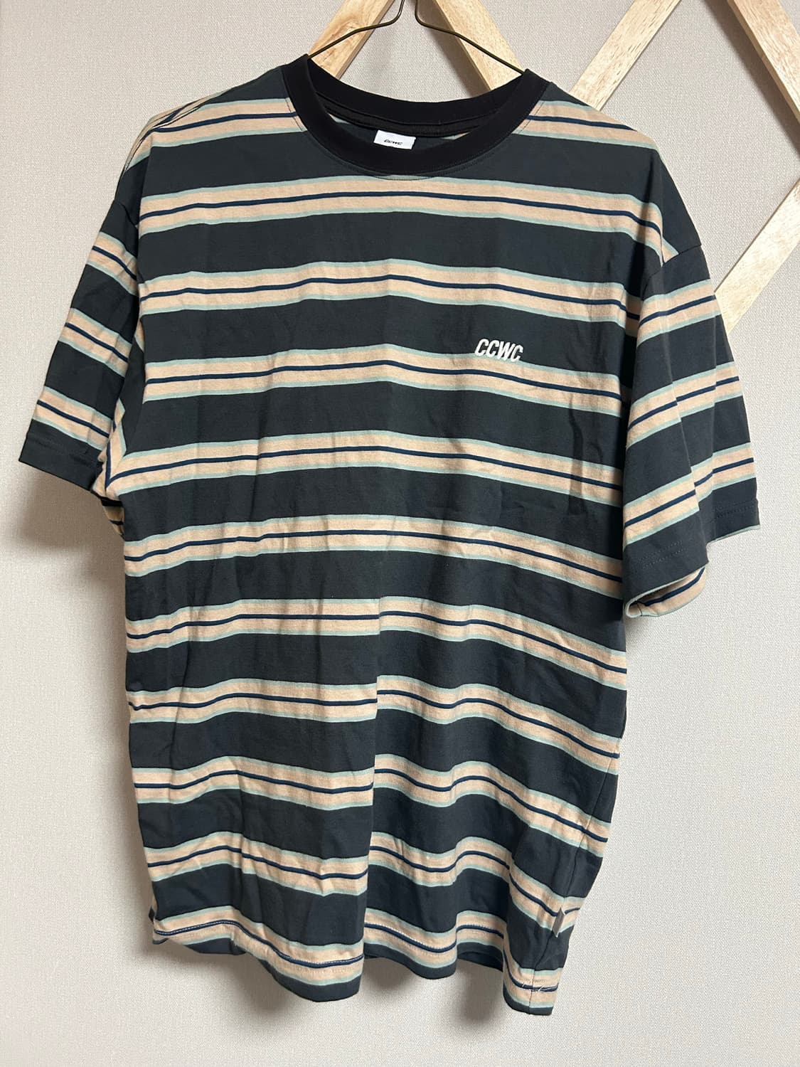 STRIPE SS TEE GREY 상품이미지2
