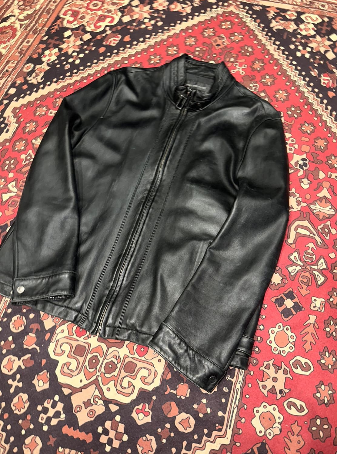 ( XL ) 바이커가죽 라이더자켓 바이커자켓 양가죽 빈티지가죽 상품이미지2