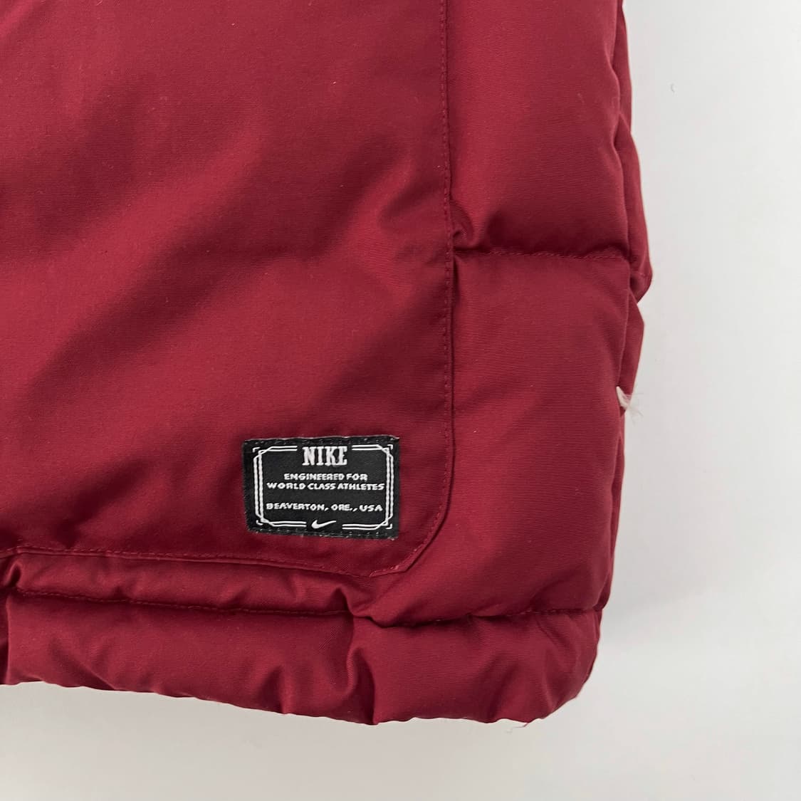 나이키 루즈핏 배색 덕다운 패딩 조끼 상품이미지4