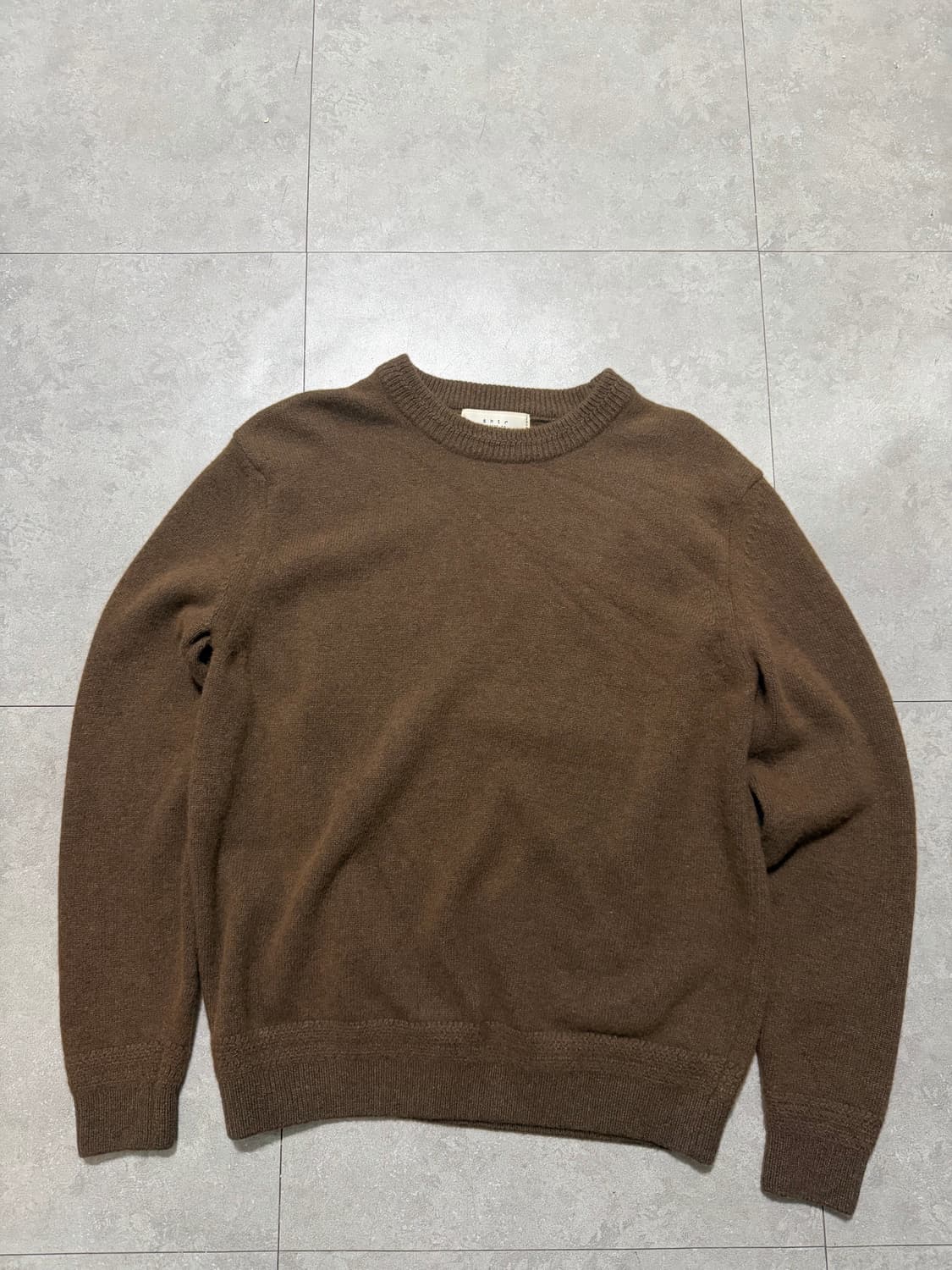 SHTR [셔터]  브라운  헤비 울  빈티지 니트  95size 상품이미지1