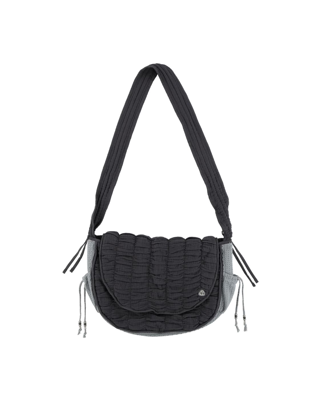 코이세이오 퀼티드 크로스백 quilted cross bag 차콜 상품이미지1