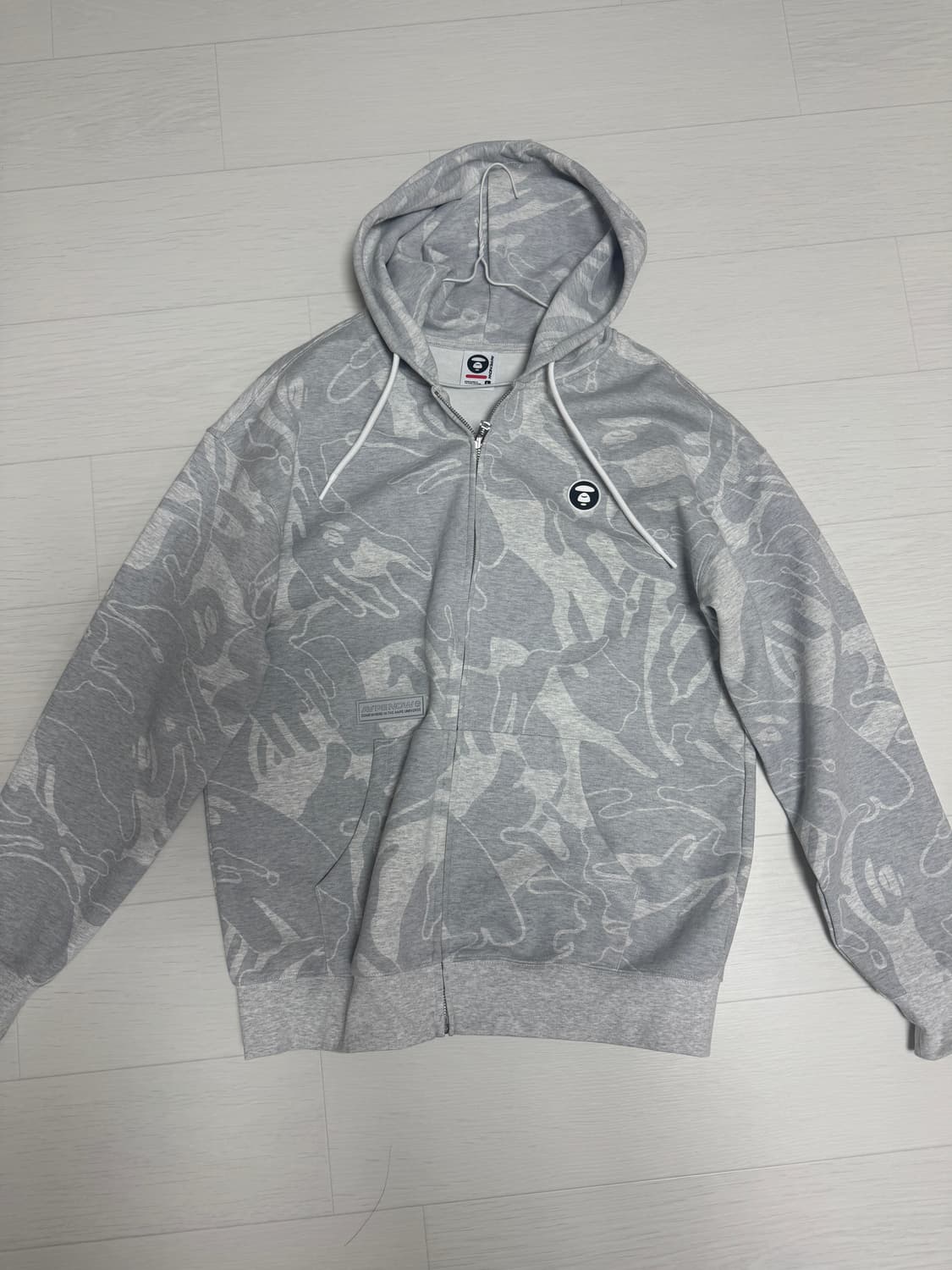 에이프 나우 후드집업 그레이L 상품이미지3