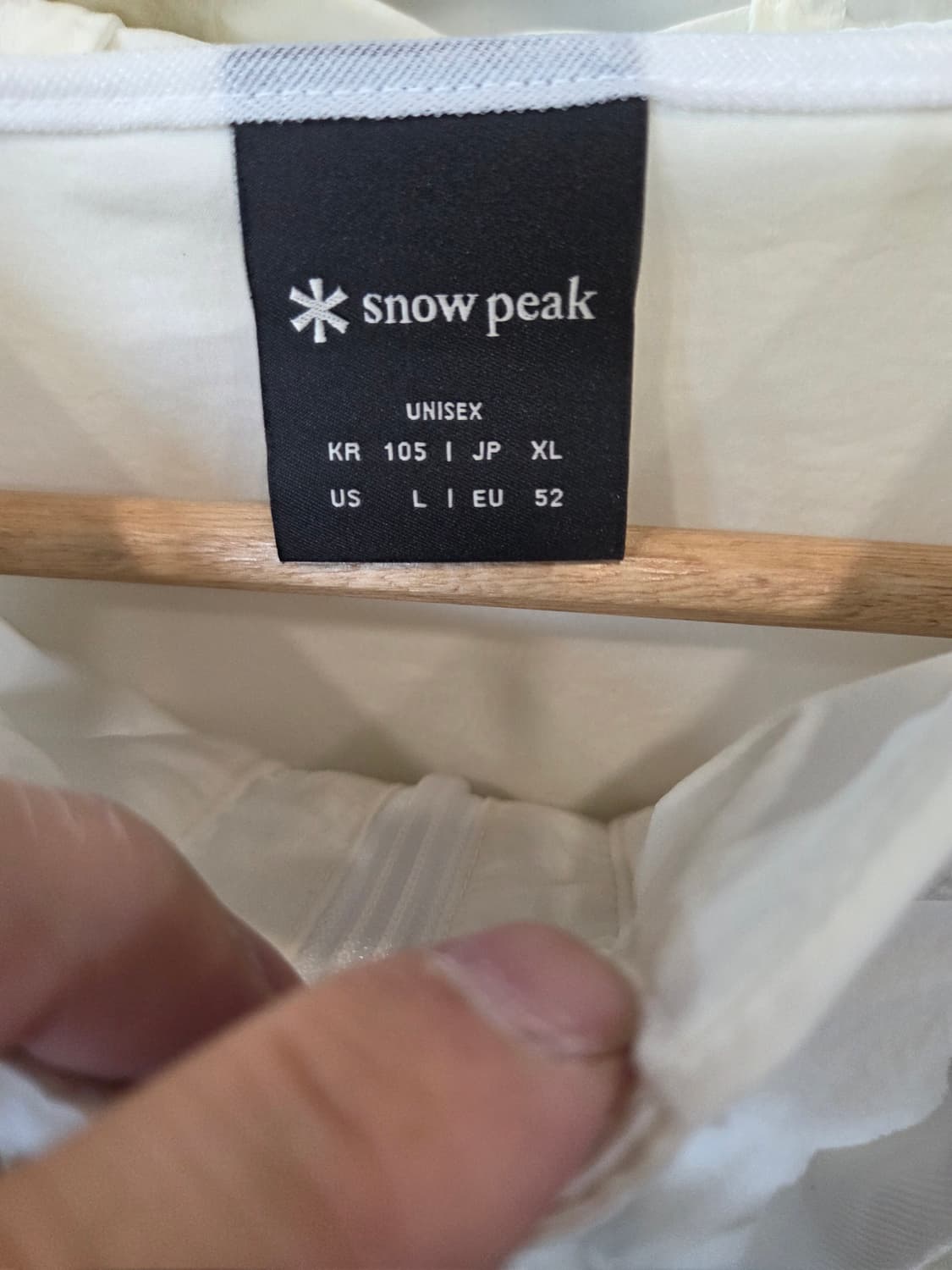 스노우피크 나일론 아노락 반팔 후드자켓 xl 상품이미지3