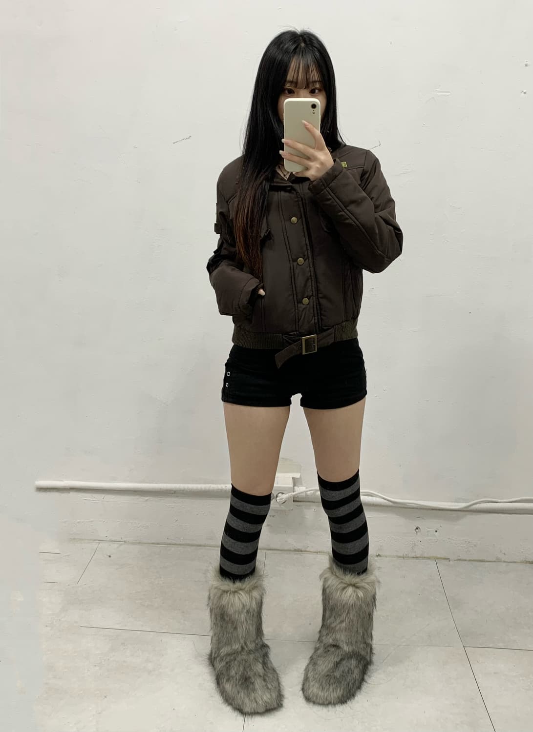 [FUBU] 푸부 y2k 코코아 카고 자켓 상품이미지2