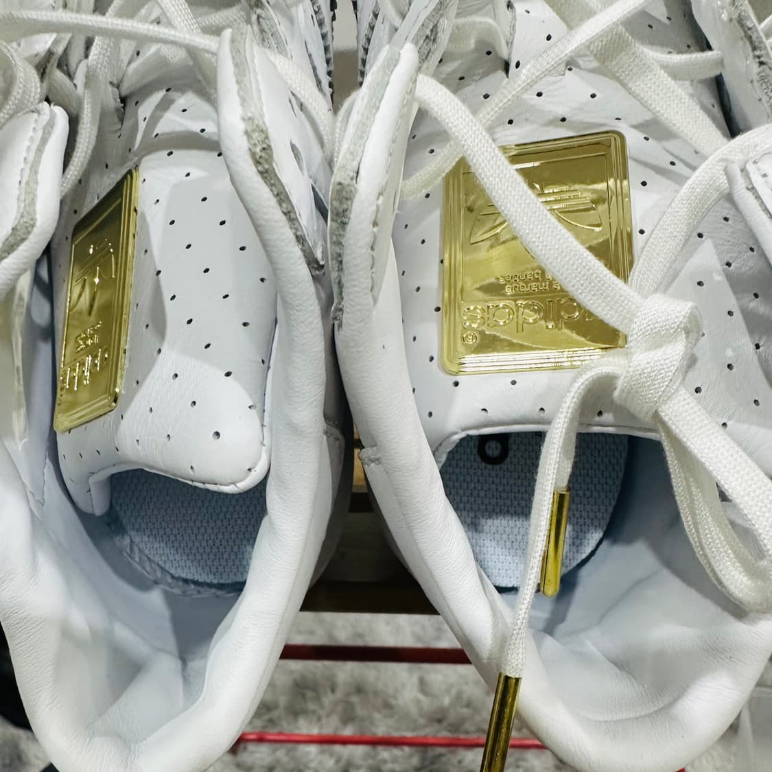270) 아디다스 운동화 남성 남자 슈퍼스타 엘루어  골드 메탈릭 상품이미지8