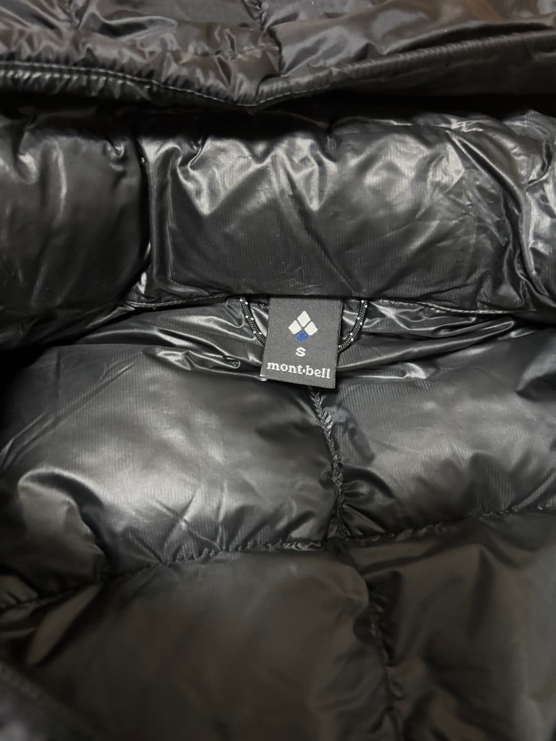 몽벨 슈페리어 다운 파카 black s사이즈 상품이미지1