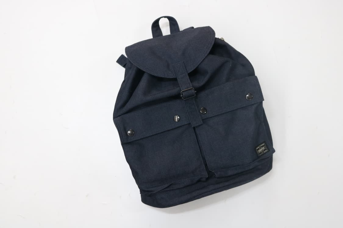 포터 스모키 캔버스 네이비 백팩 럭색 상품이미지2