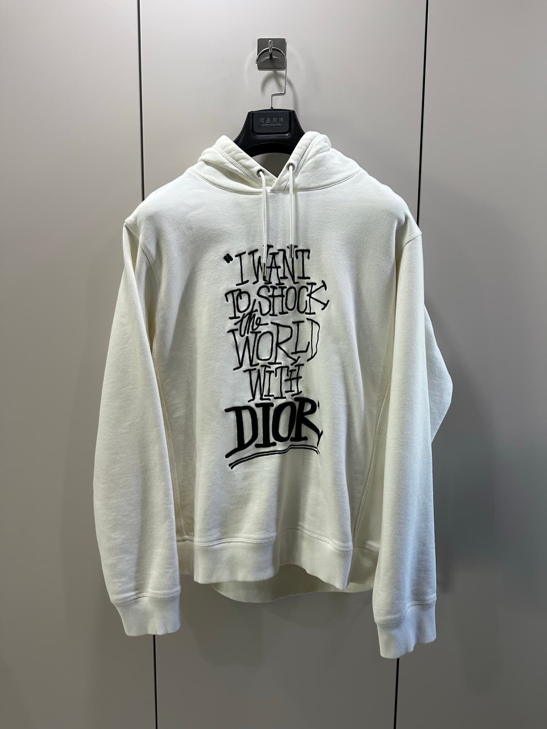 [XL] 디올 x 숀 스투시 남성 월드위드 후드 티셔츠 상품이미지9