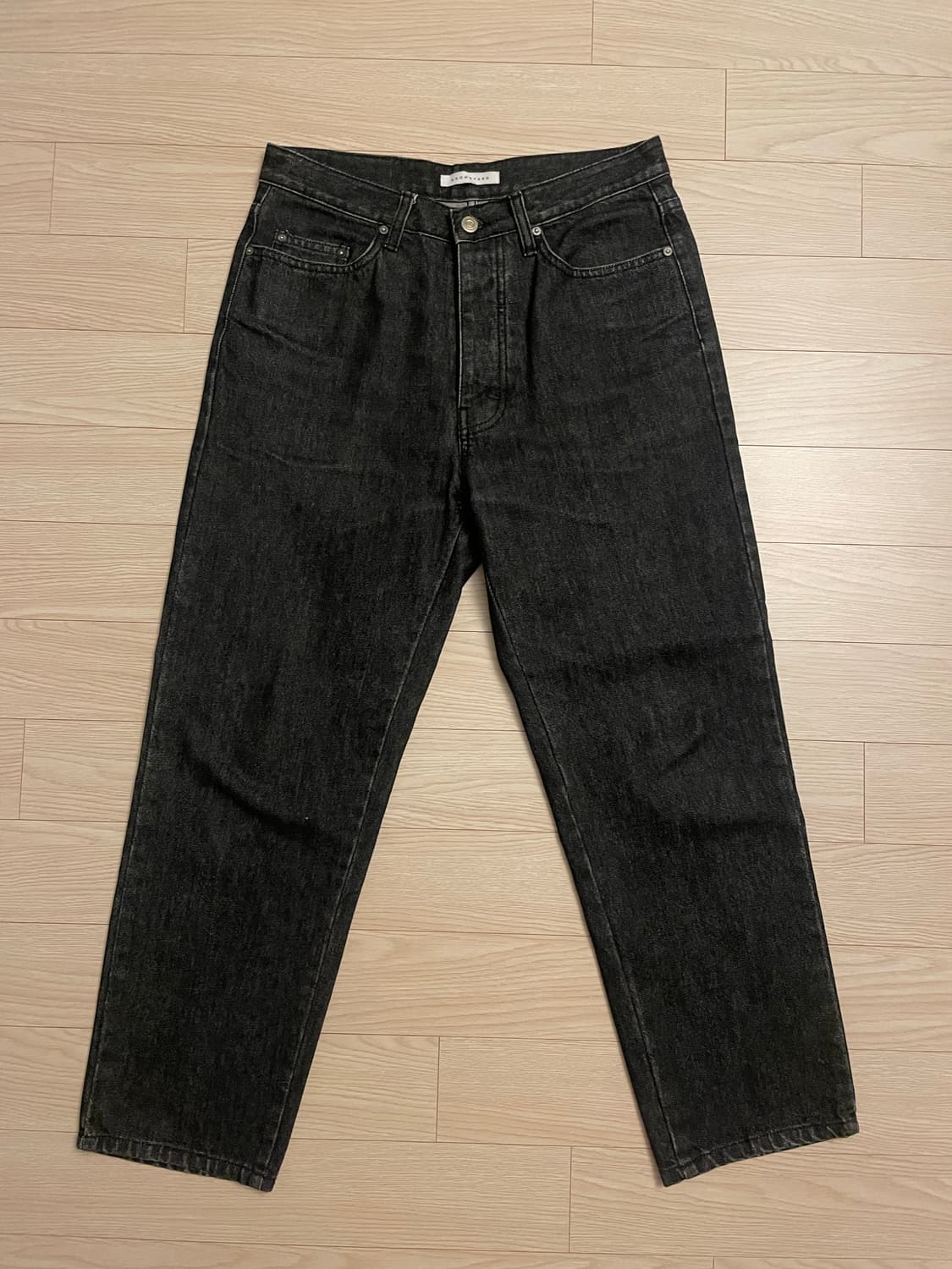 [1] 브라운야드 레귤러데님 블랙 상품이미지1