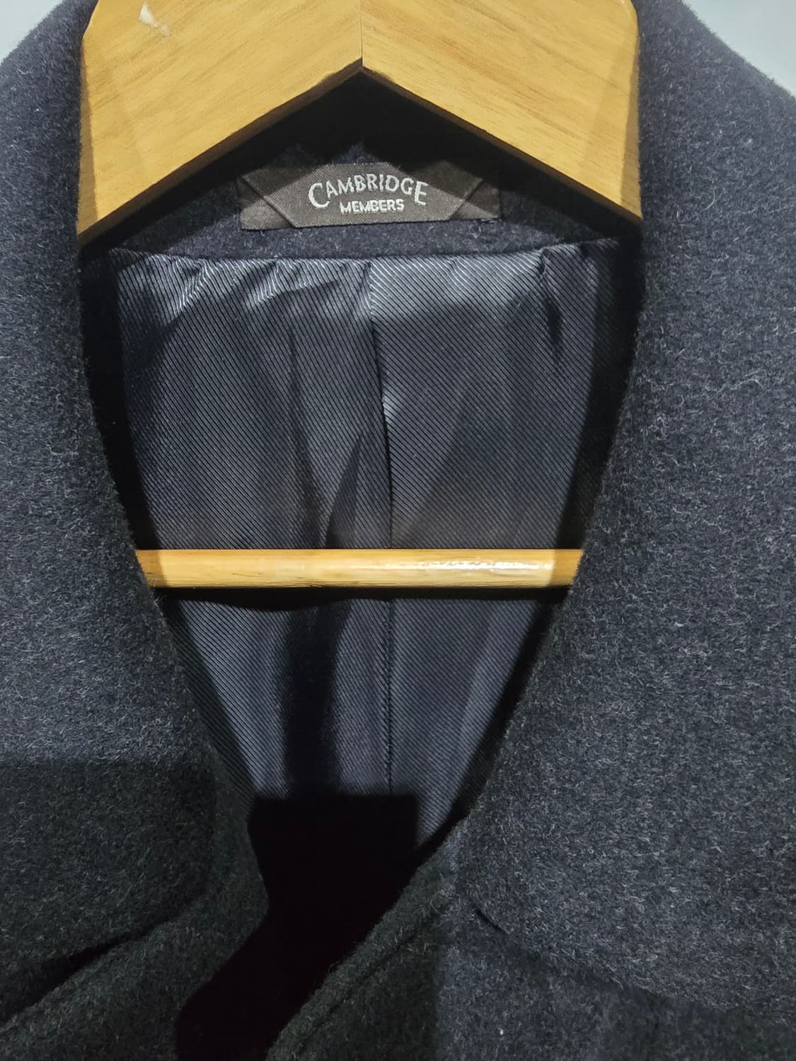 캠브리지 멤버스 블랙 모 코트 100사이즈 상품이미지5
