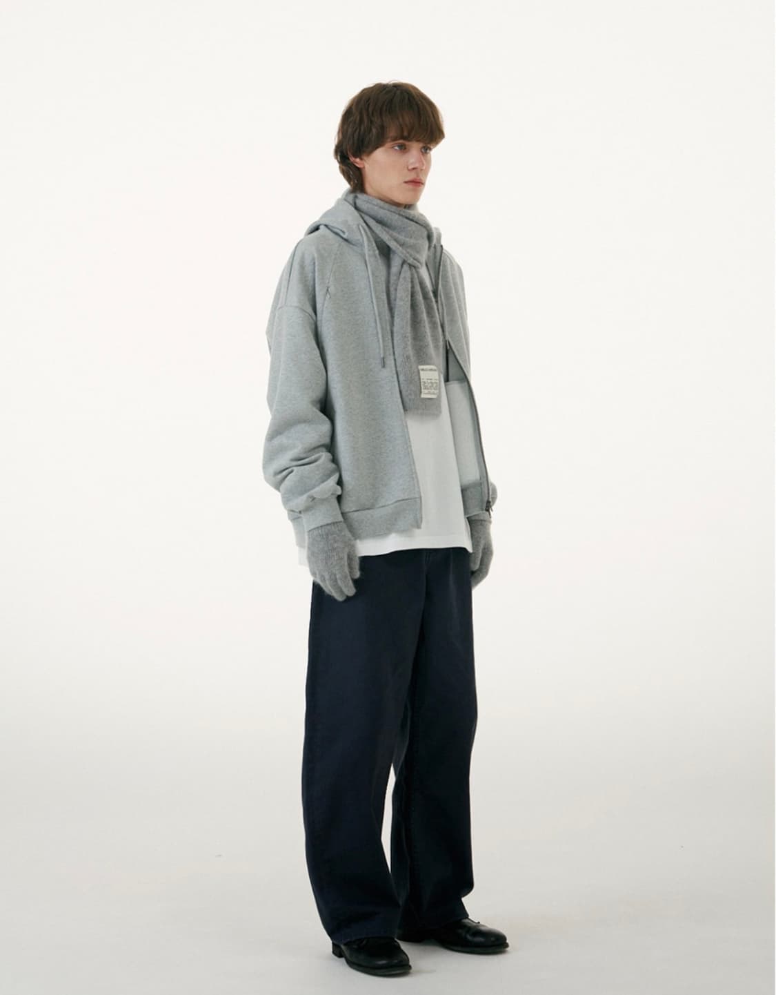 밀로 리플렉트 커브드 팬츠 [네이비/S] 인템포무드아캄후브스쿠어테이크이지 상품이미지4