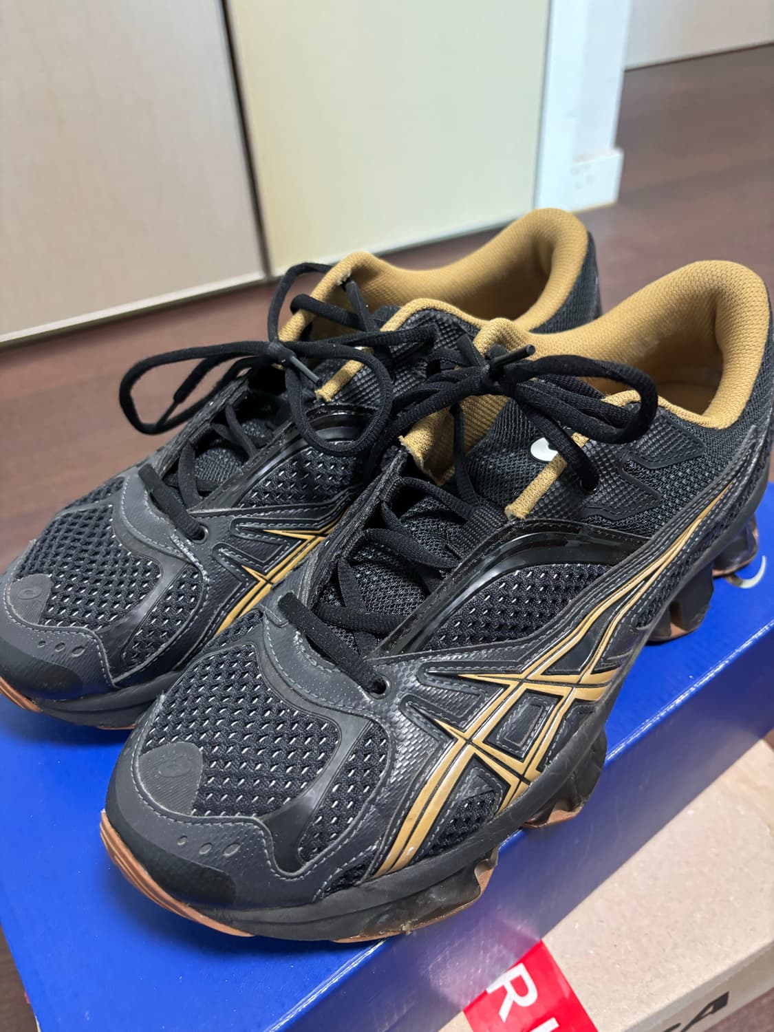 아식스 x 키코 젤 퀀텀 지엔치아 블랙/브라운 280 상품이미지6