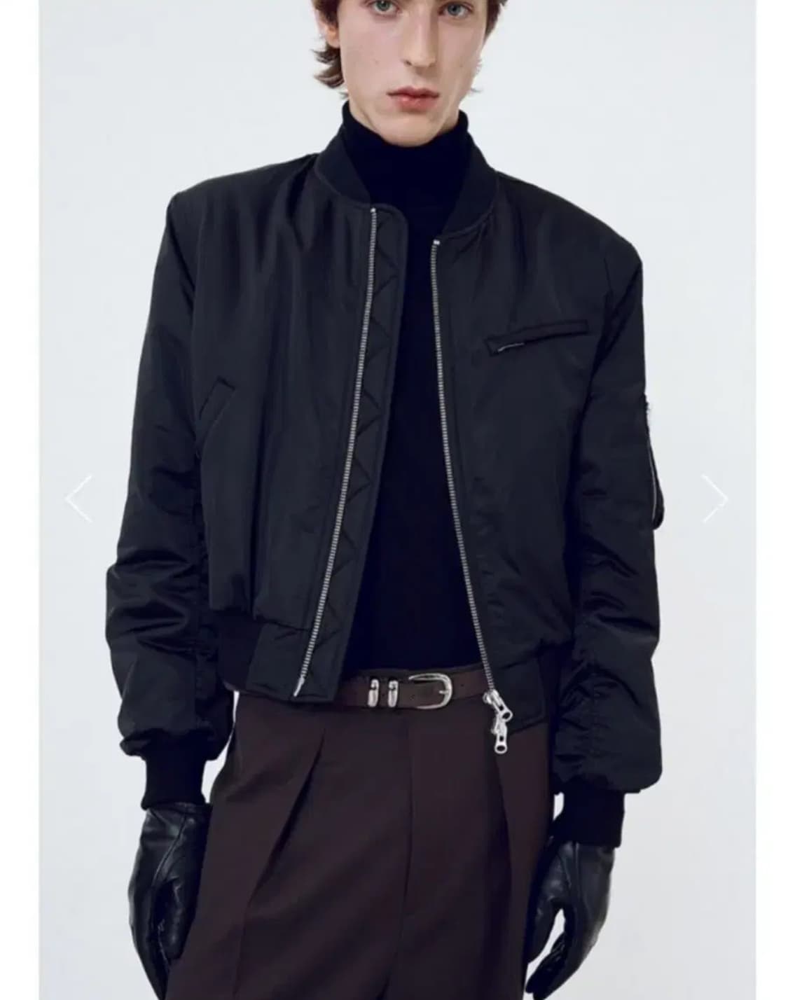 토니웩 크롭 패디드 붐버 자켓 ma1 XL 상품이미지1