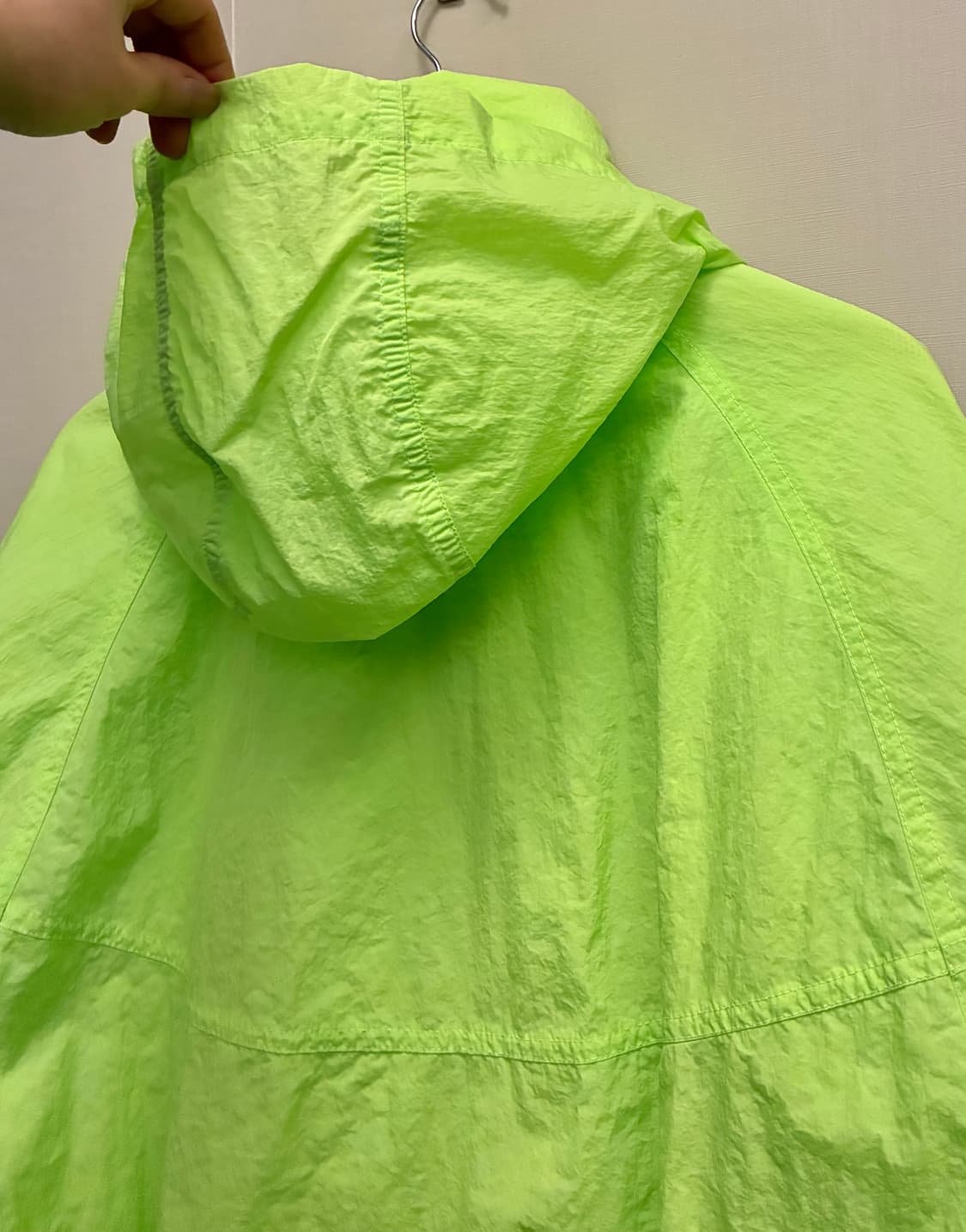 (XL)나이키 헤리티지 윈드러너 아노락 하프집업 바람막이자켓 형광 상품이미지9