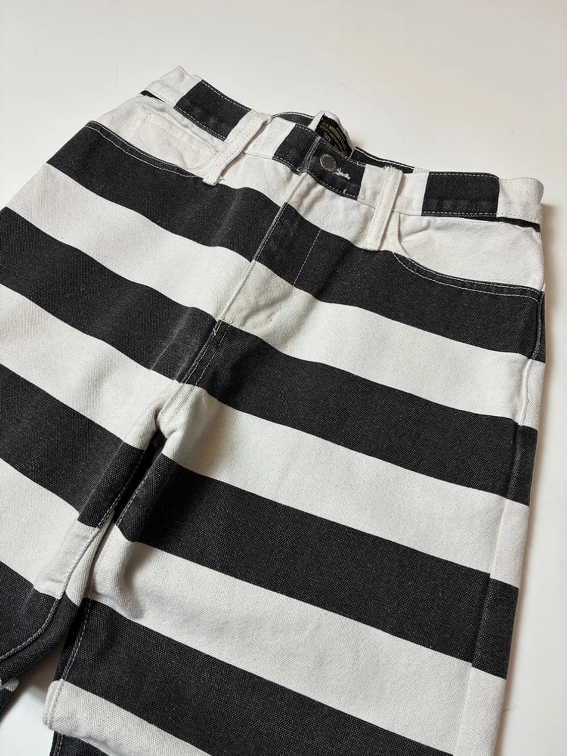 OKONKWO 16온스 캔버스 스트라이프 팬츠 PN9321 상품이미지2