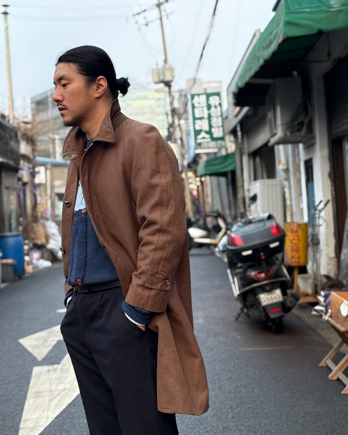 Three-M 울 싱글코트 100-103 상품이미지9