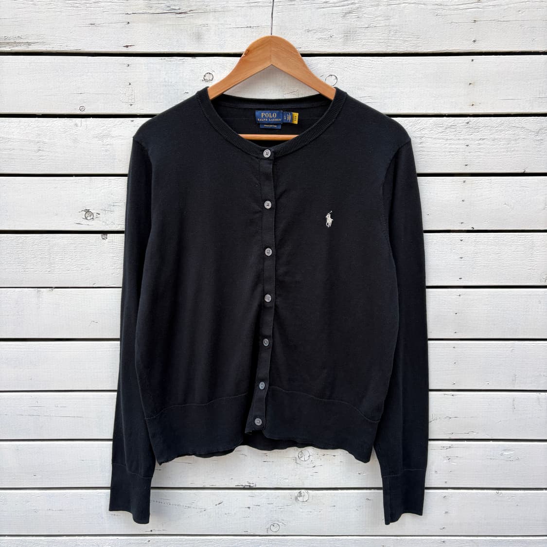 Polo 폴로 피마코튼 니트 가디건 상품이미지1