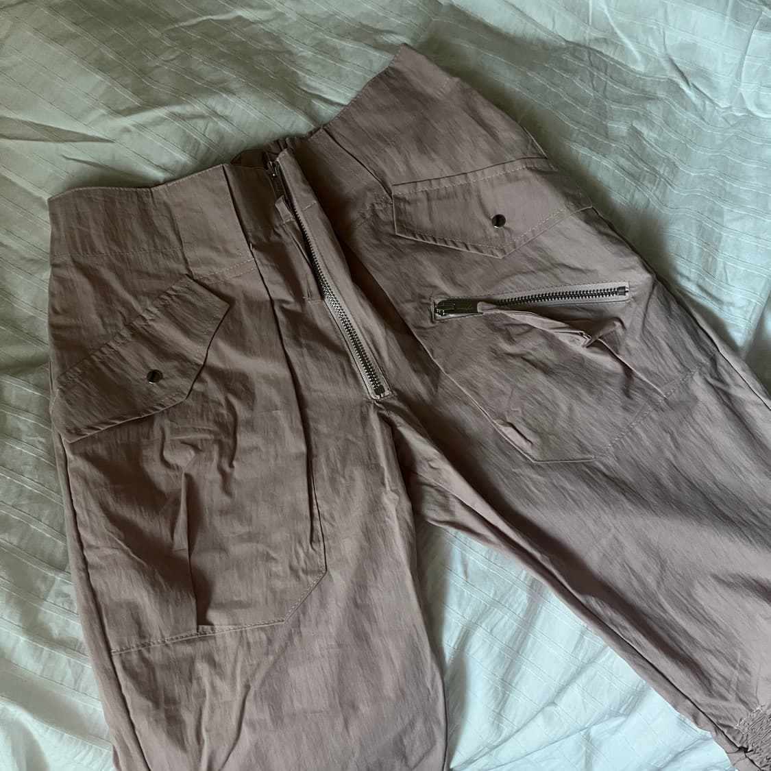 나체 EXPOSURE ZIP DETAIL PANTS ROSE PINK 상품이미지2