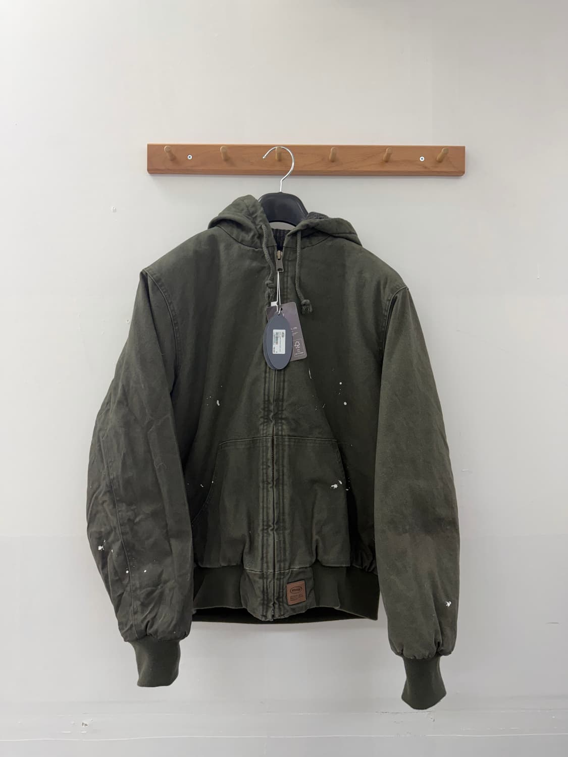 mmlg 워시드 워크 후드 자켓 상품이미지1