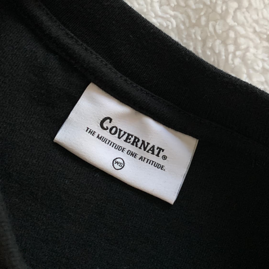 커버낫 COVERNAT 화이트 로고 반팔 티셔츠 상품이미지5