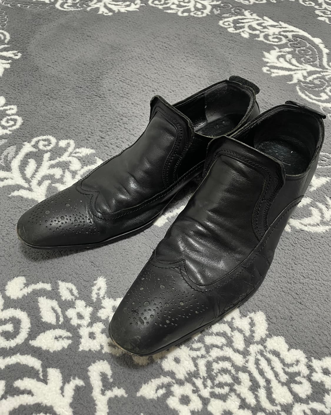 Whoop de doo Brogue Slip-On Shoes 상품이미지1