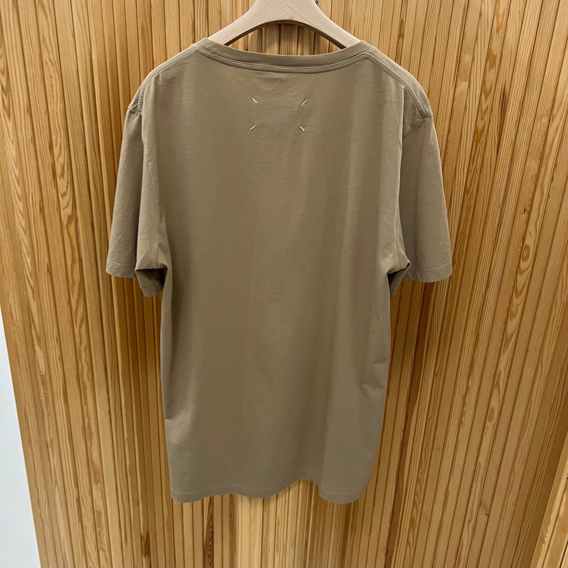 [L] 마르지엘라 티셔츠 베이지 상품이미지3