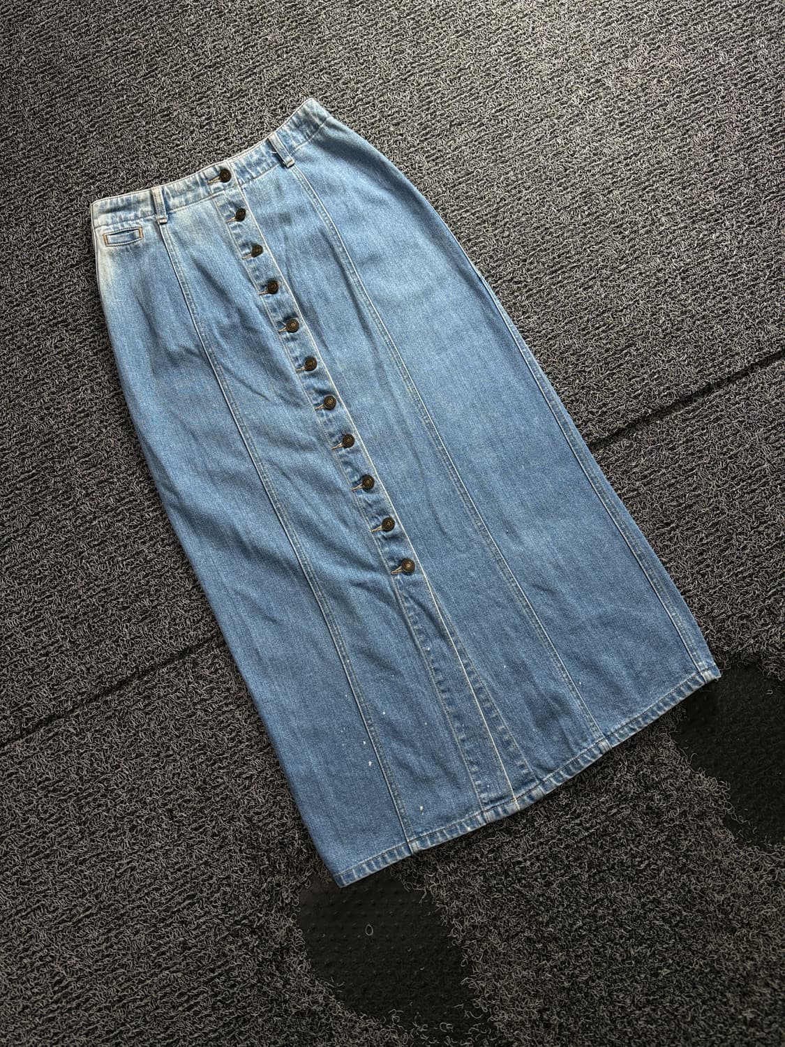 Dockers의 브랜드의 버튼 프론트 데님 스커트 3960 상품이미지1