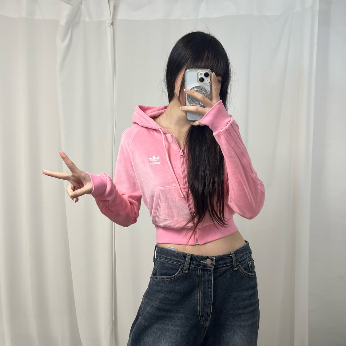 Adidas Pink Firebird Velvet Hood jersey 상품이미지2