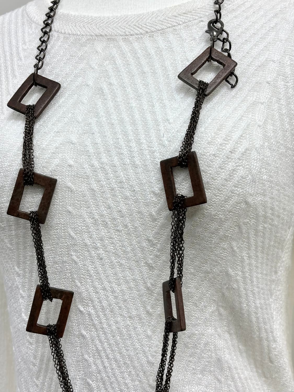 빈티지 스퀘어 목걸이 상품이미지2