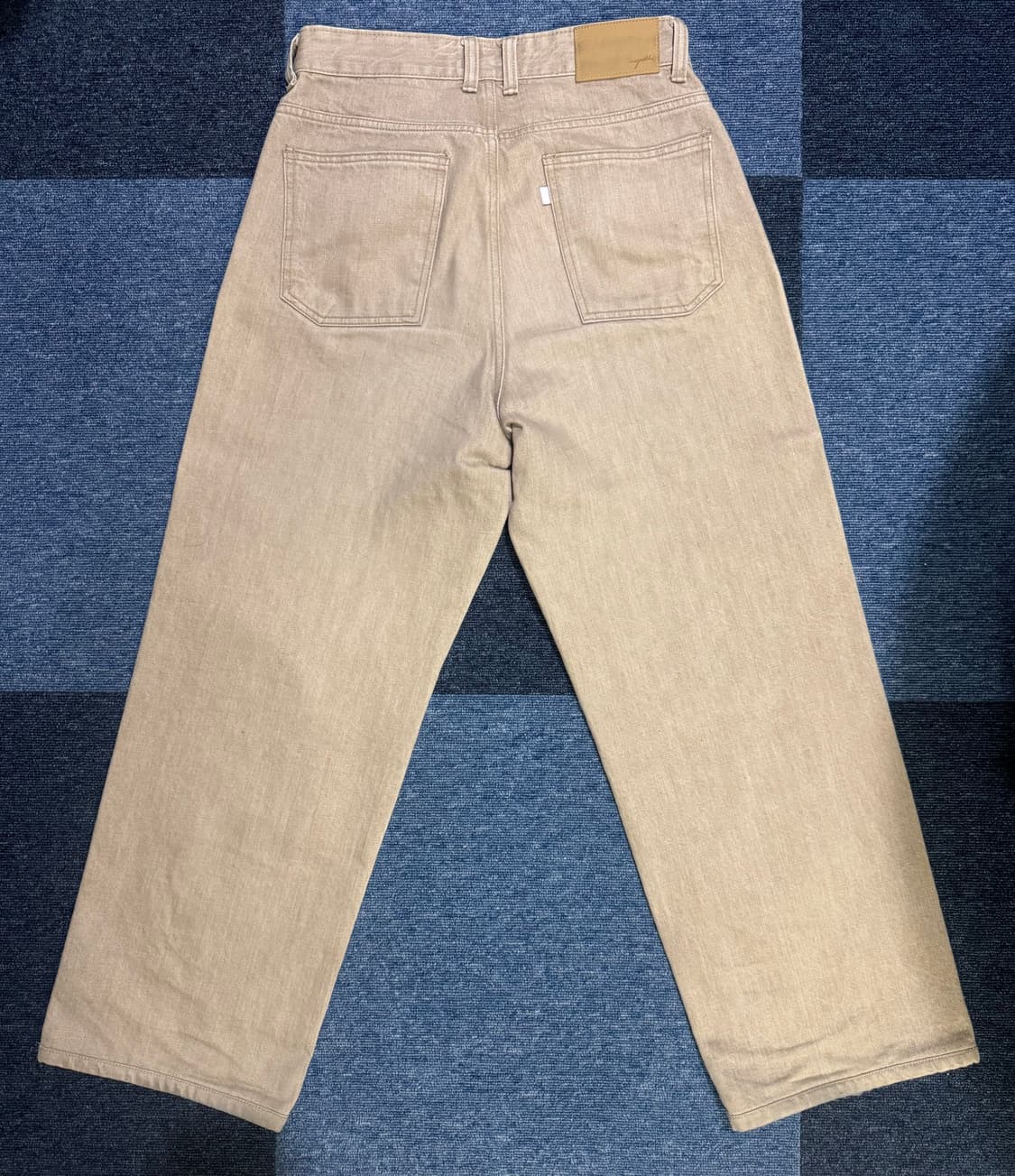 유스 youth 와이드 데님 팬츠 샌드 베이지 S사이즈 상품이미지5