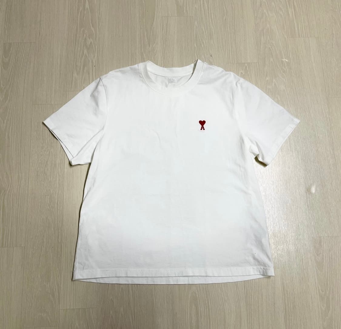 아미 하트자수 반팔 티셔츠 상품이미지1