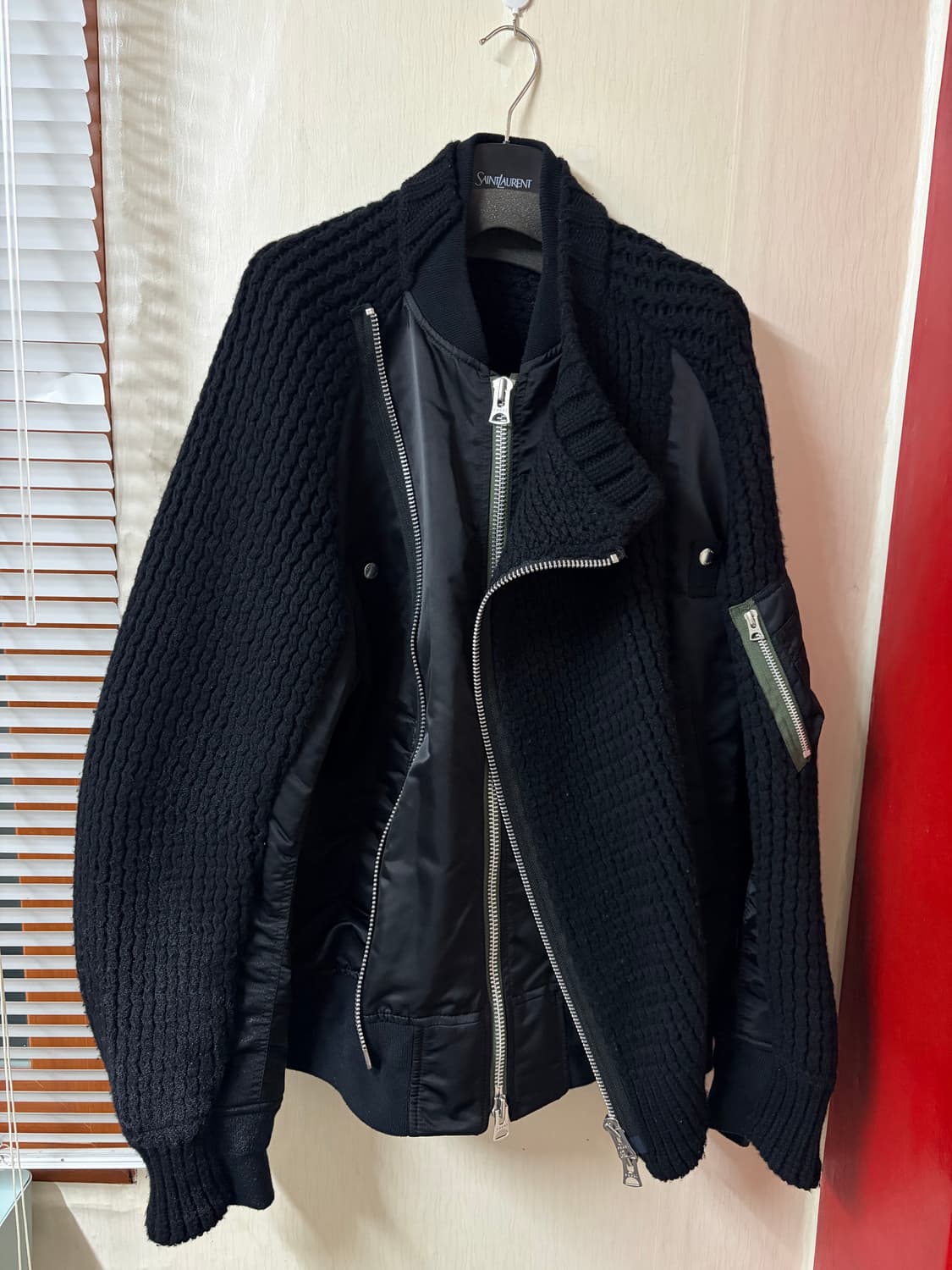 사카이 / 블랙 니트 자켓 / 4 상품이미지6