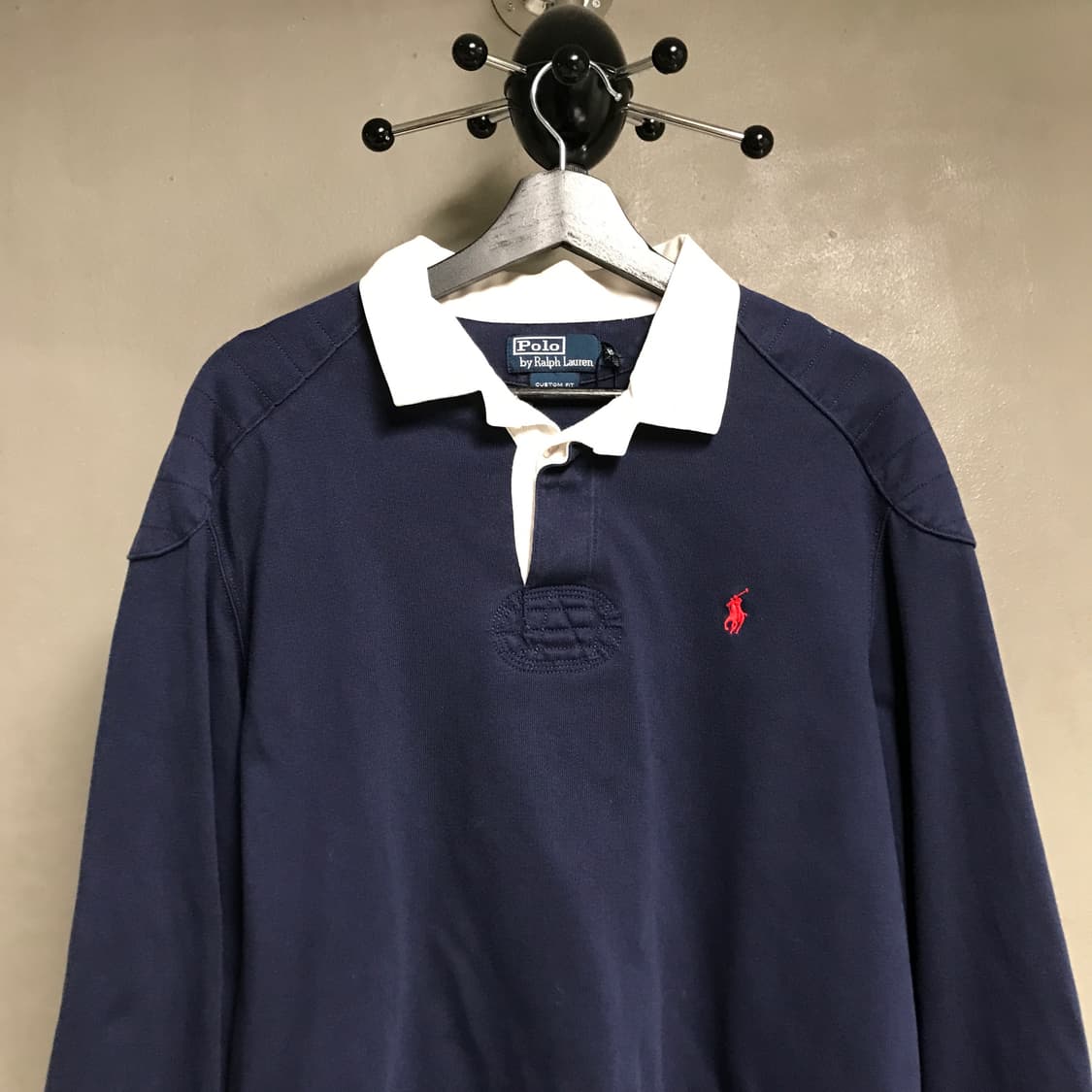 폴로 랄프로렌 럭비 PK 긴팔 카라티 네이비 XL 상품이미지2