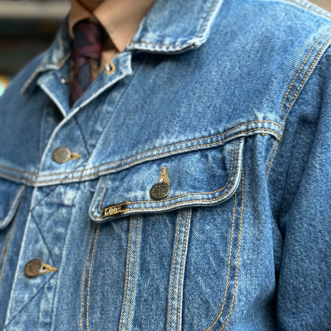 80-90‘s Lee 데님 트러커 자켓 95 상품이미지10