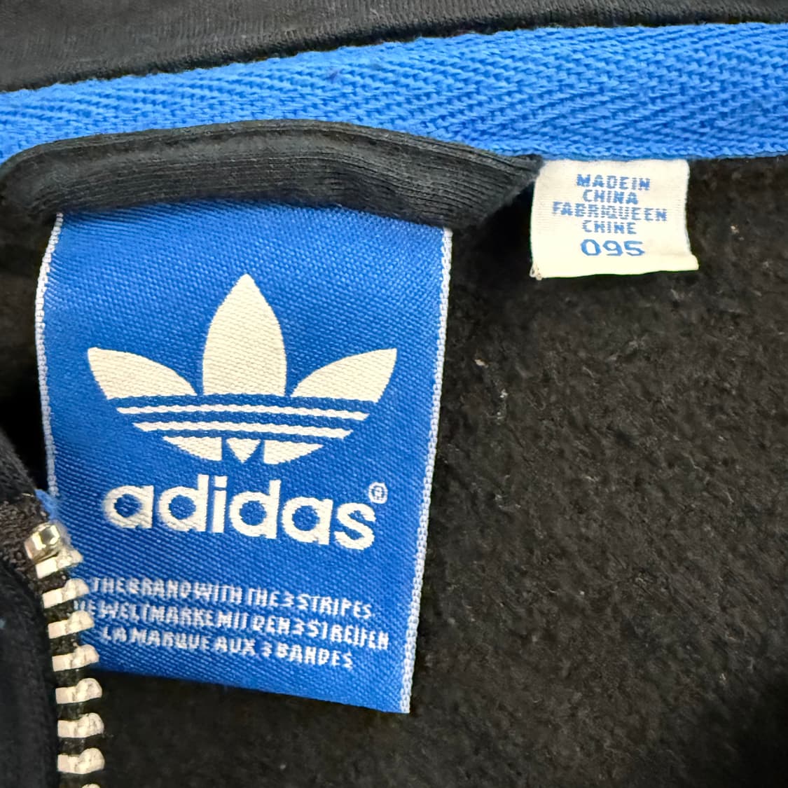 아디다스 올블랙 후드집업 95 상품이미지5