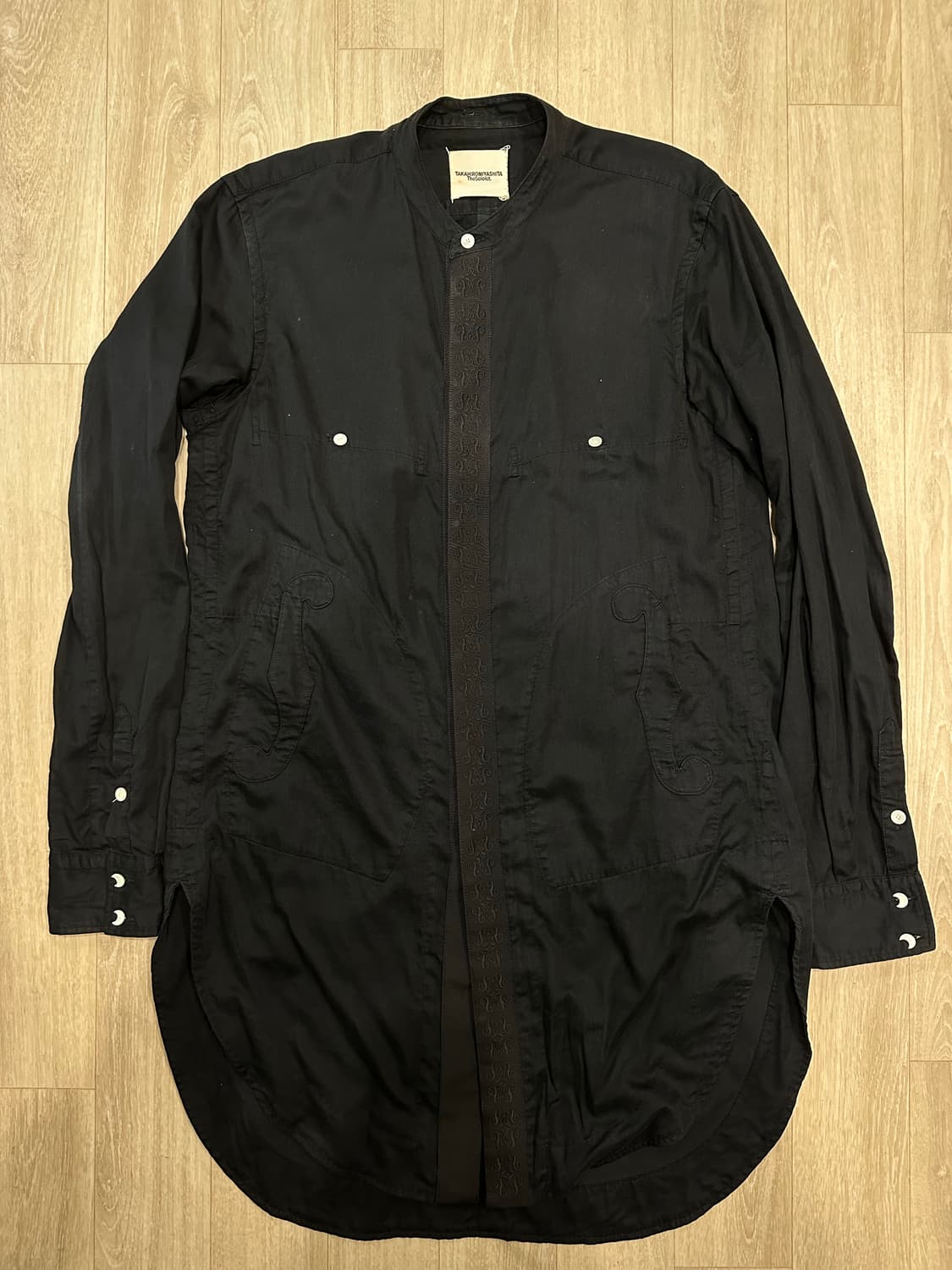 솔로이스트 디테일 롱 셔츠 자켓 48 상품이미지1