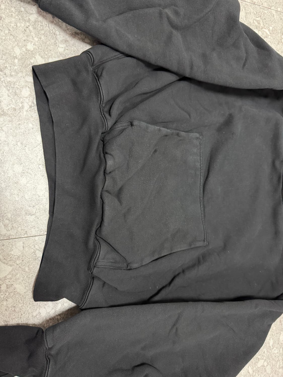 [M] 이지 갭 후드 블랙 상품이미지3