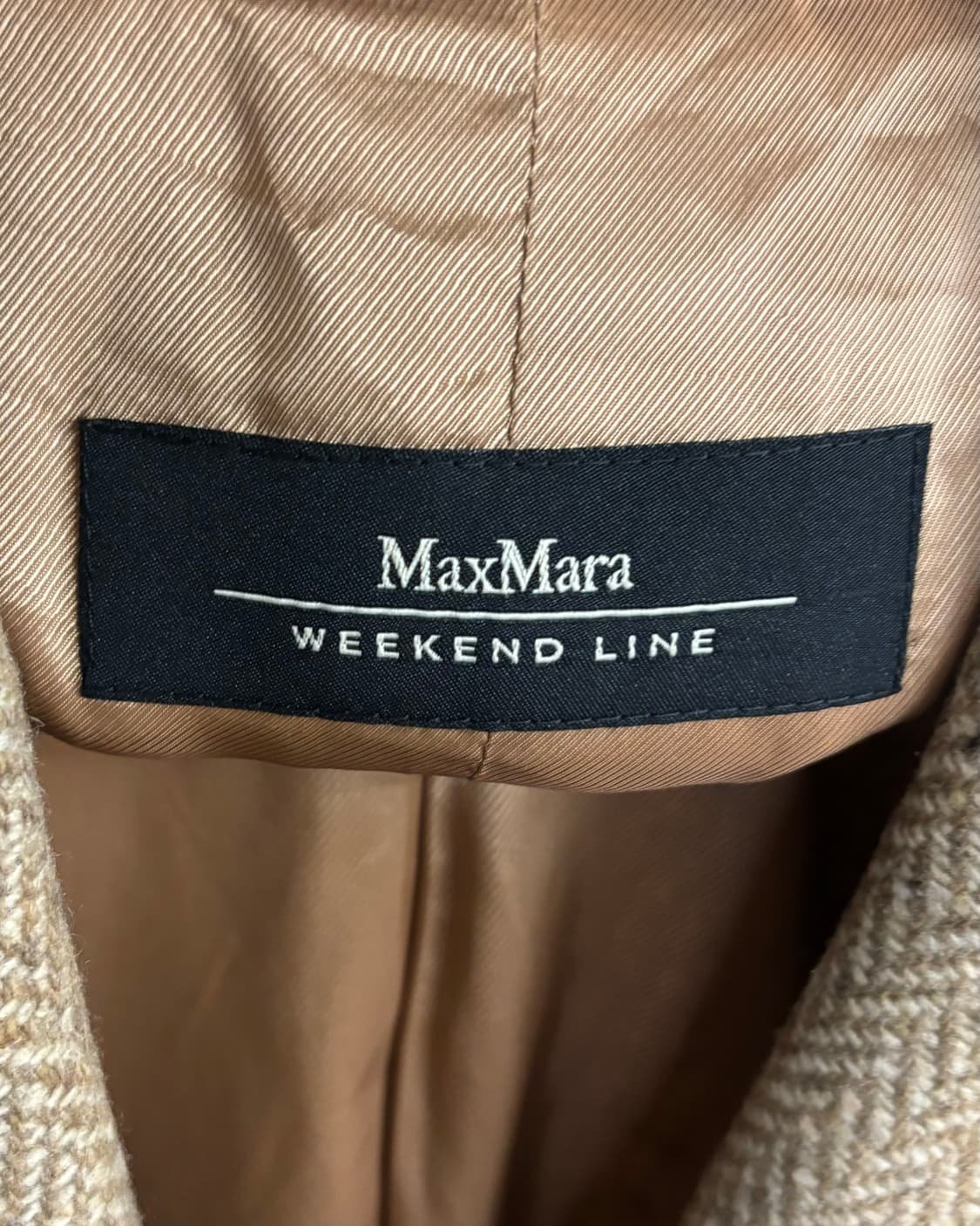 막스마라 베이지 헤링본 브레이저 자켓 상품이미지7