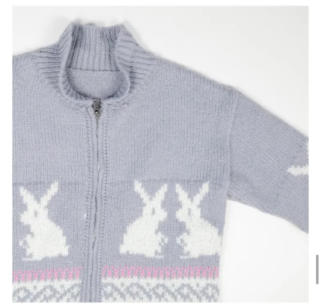 moon rabbit knit cardigan 상품이미지2